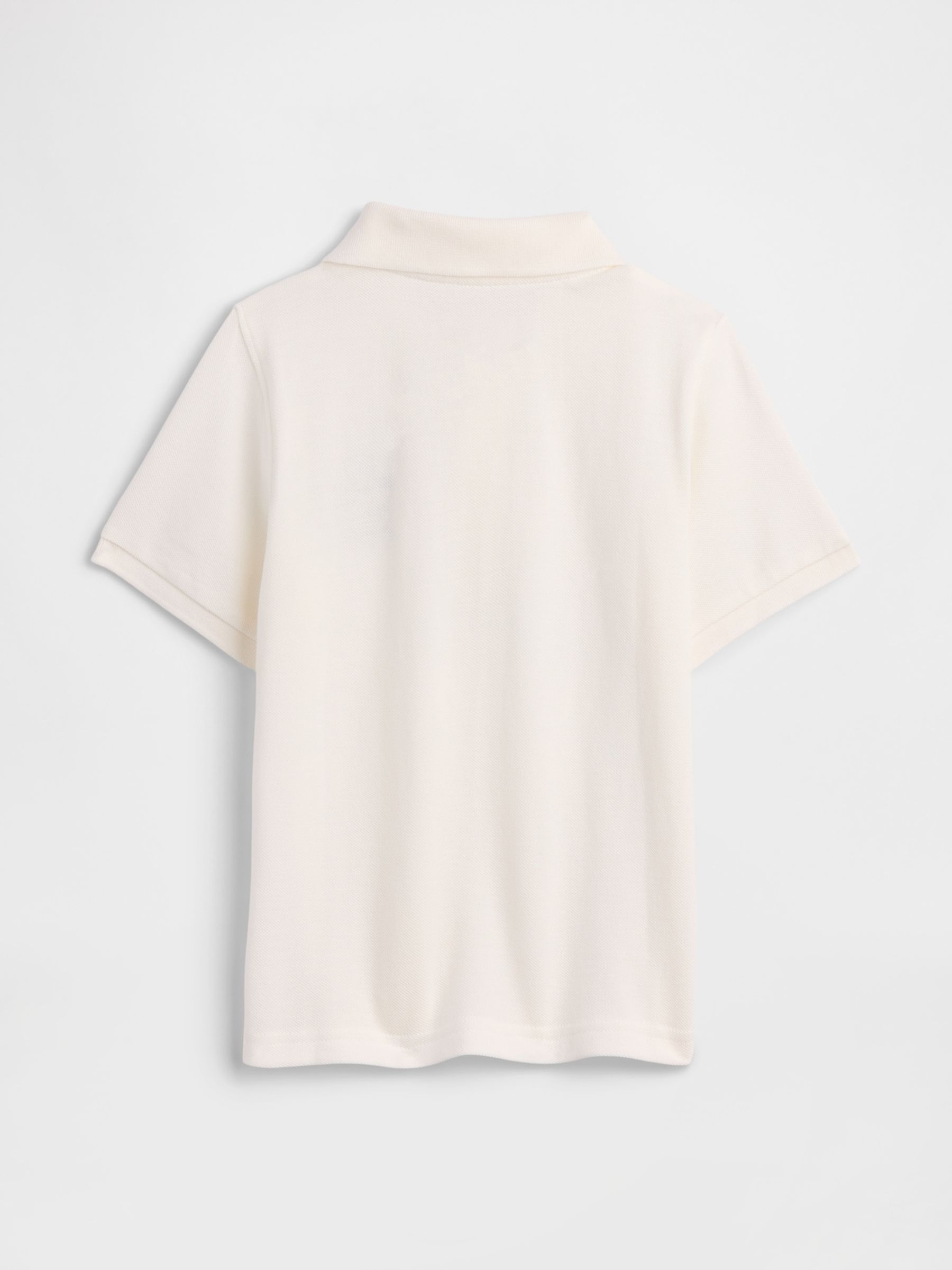 White Mickey Mouse Disney Pique Polo Shirt - Image 2 of 3