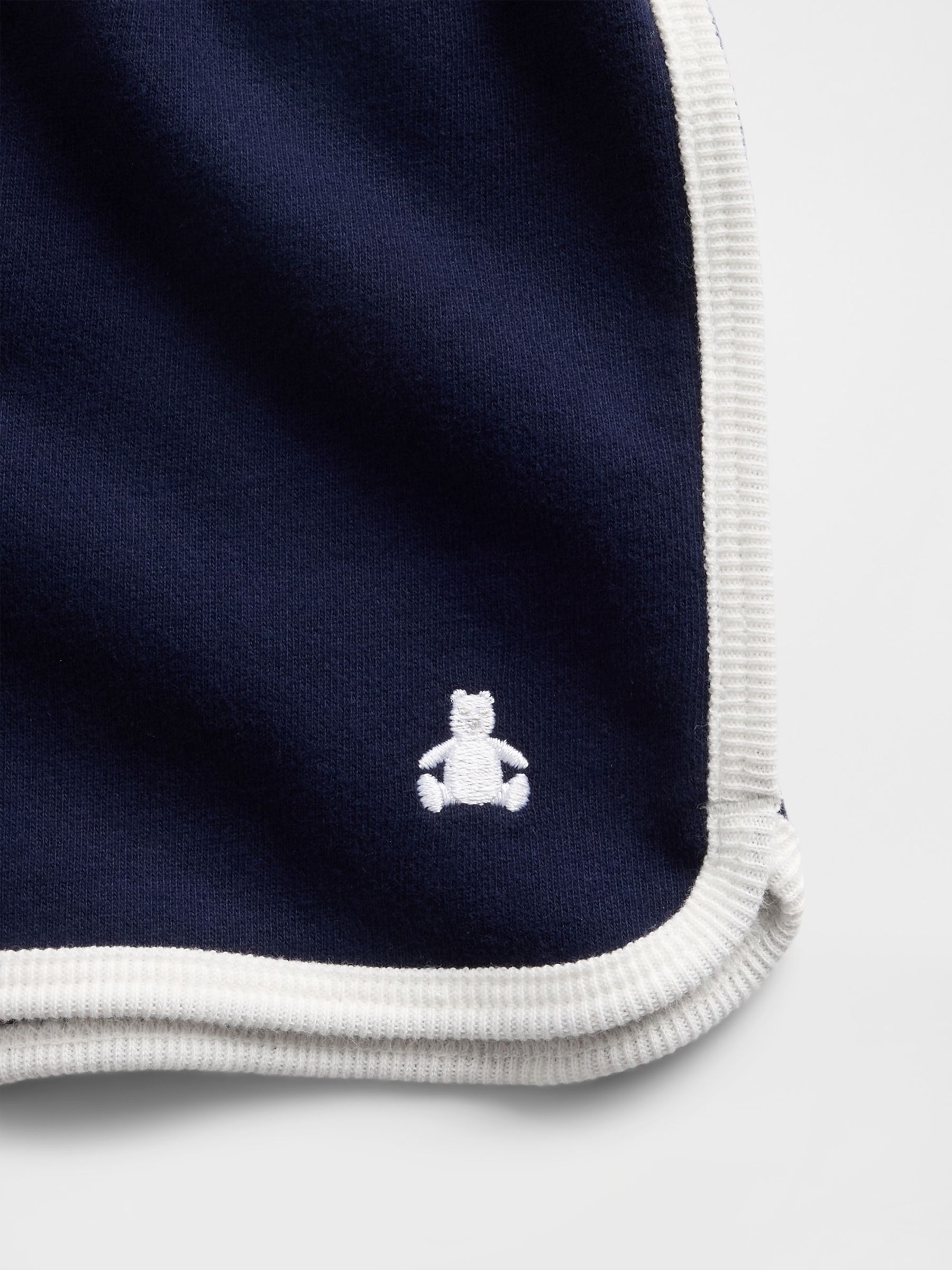 Navy Blue VintageSoft Terry Dolphin Sweat Shorts - Image 3 of 3