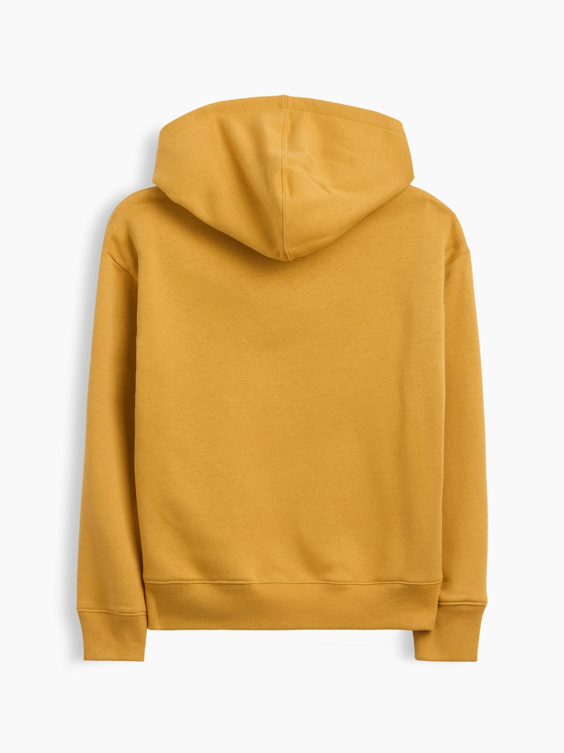 Yellow Relaxed Logo Zip-Up Hoodie - Image 2 of 3 Yellow Relaxed Logo Zip-Up Hoodie - Image 2 of 3