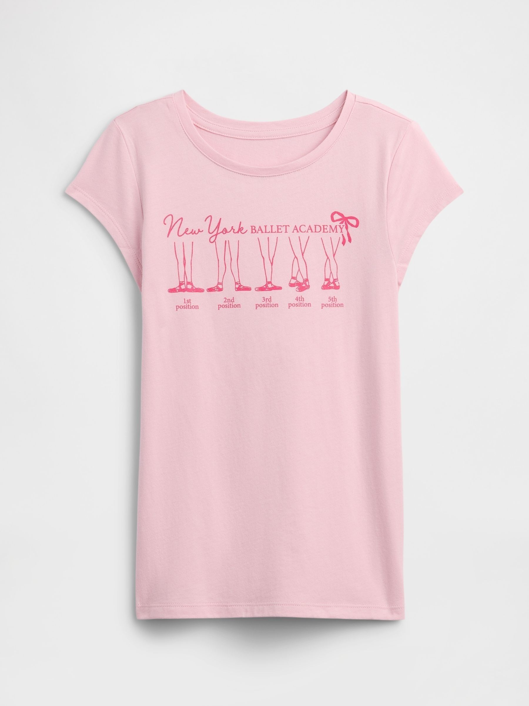 Pink Ballet Kids Graphic T-Shirt - Image 1 of 3