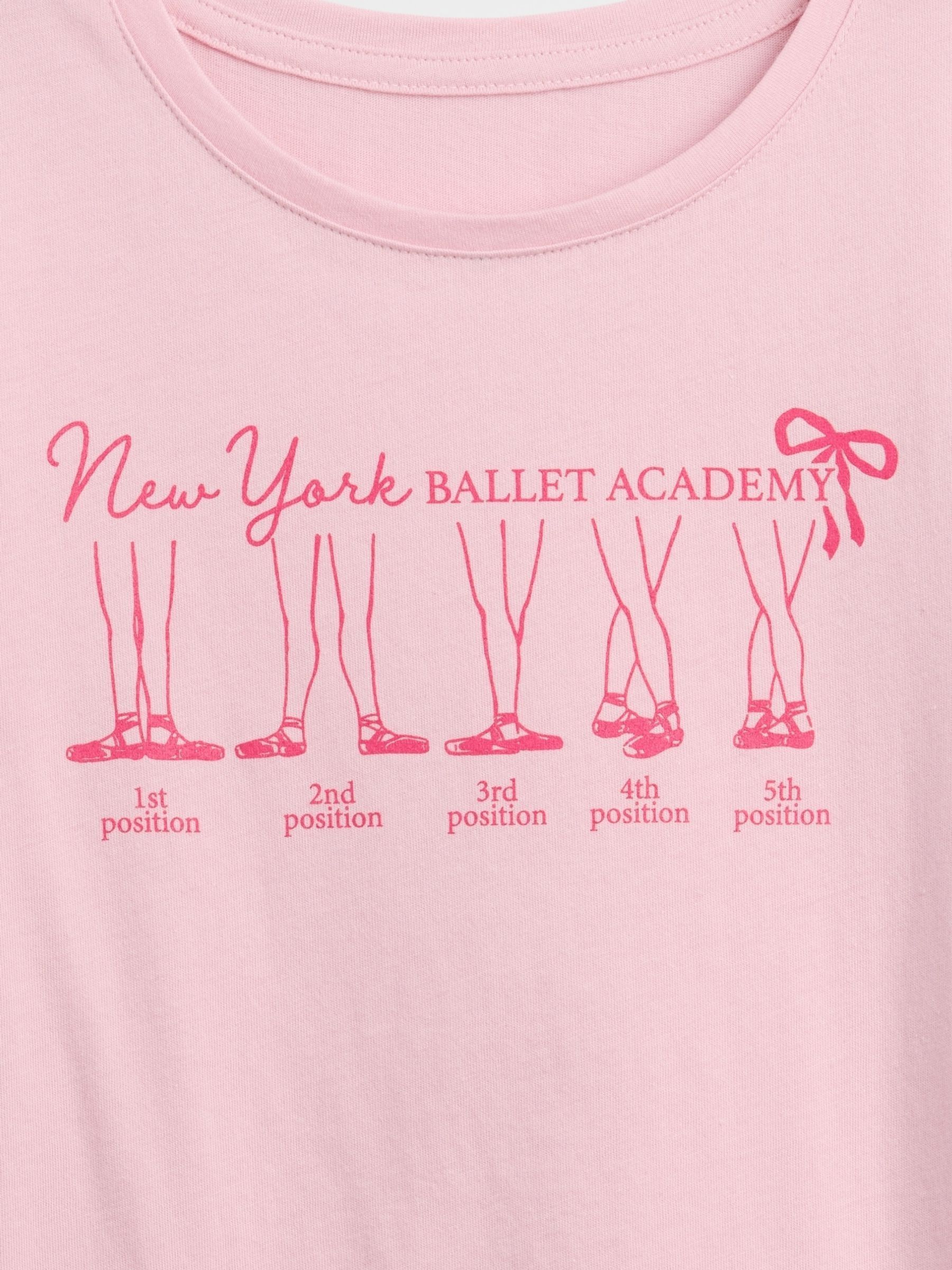 Pink Ballet Kids Graphic T-Shirt - Image 3 of 3 Pink Ballet Kids Graphic T-Shirt - Image 3 of 3
