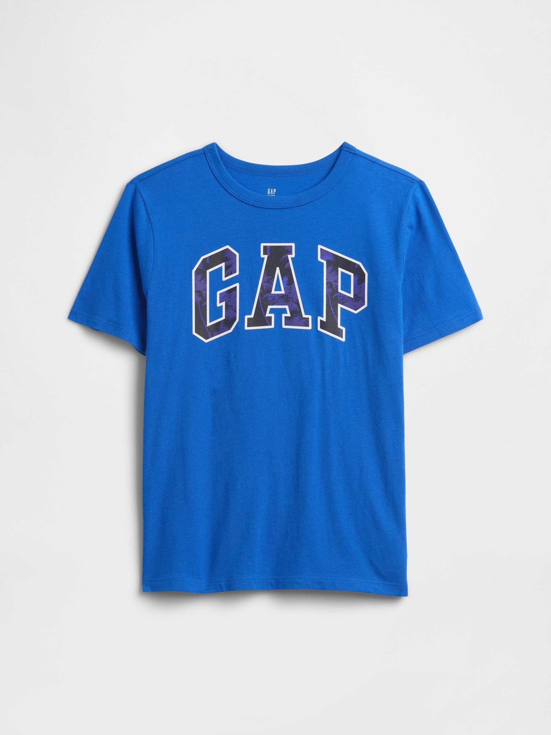 Vivid Blue Palm Logo T-Shirt - Image 1 of 3