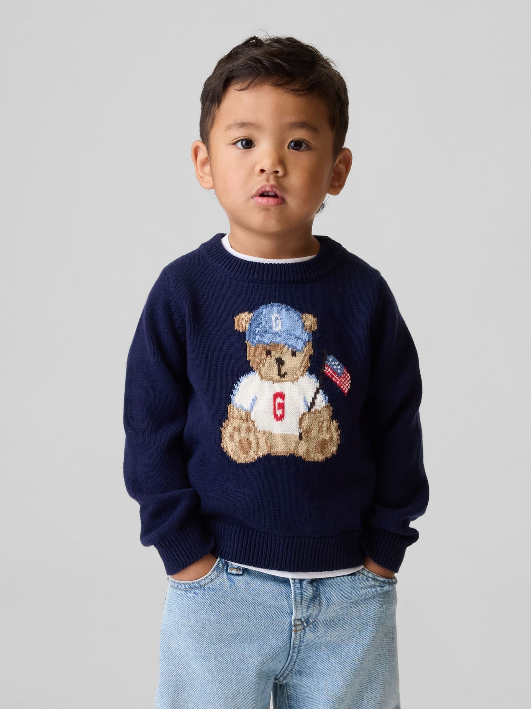 Navy Brannan Bear American Jumper - Image 1 of 4