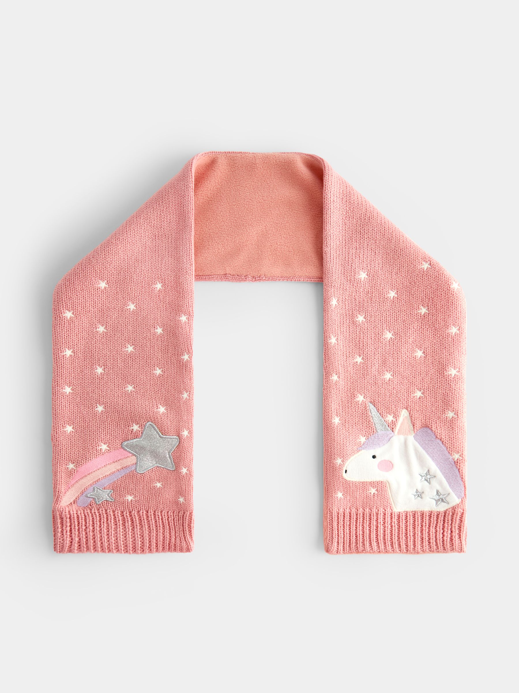 Pink Unicorn Knitted Scarf - Image 2 of 4 Pink Unicorn Knitted Scarf - Image 2 of 4