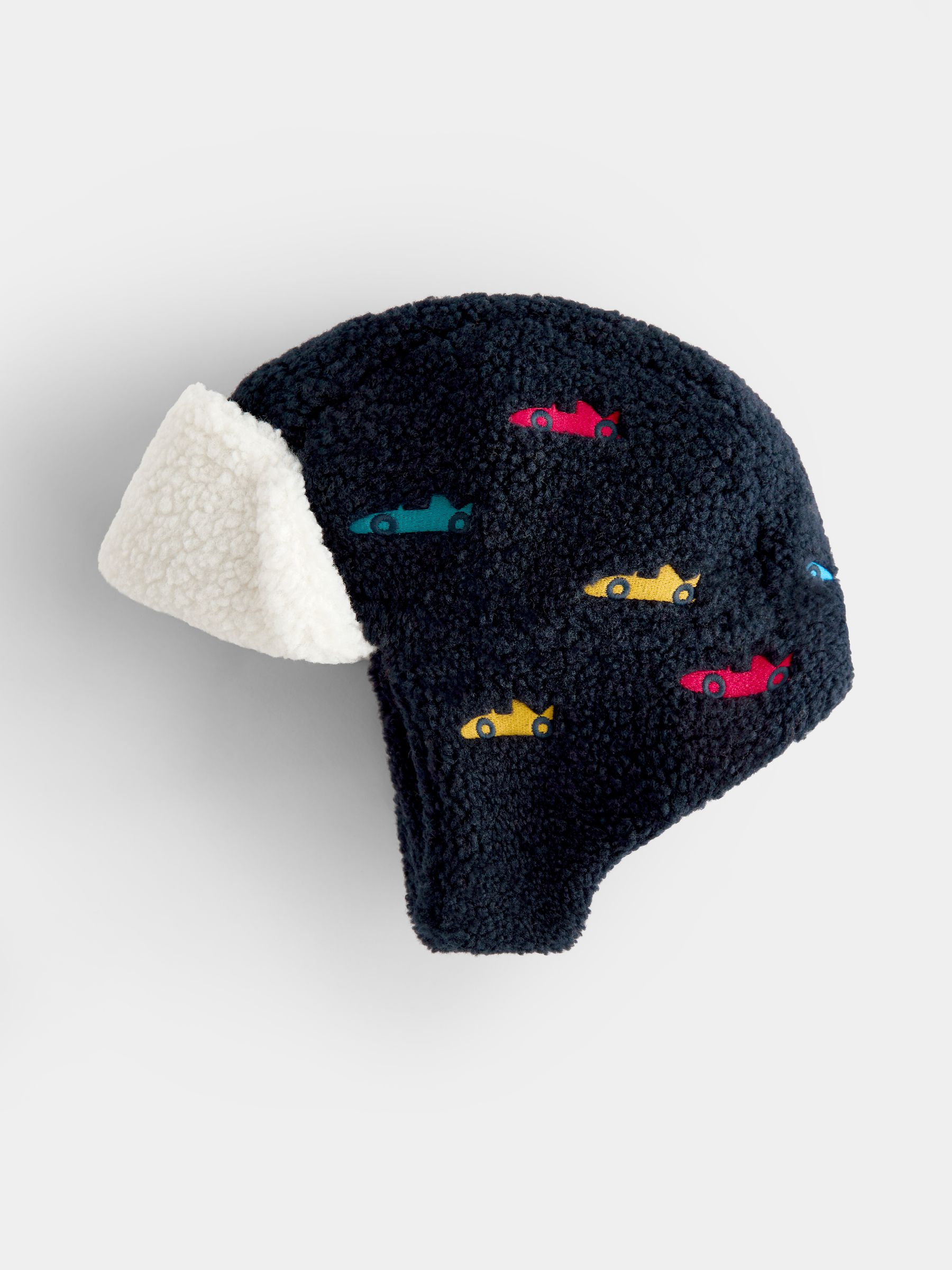 Navy Race Car Borg Trapper Hat - Image 1 of 5