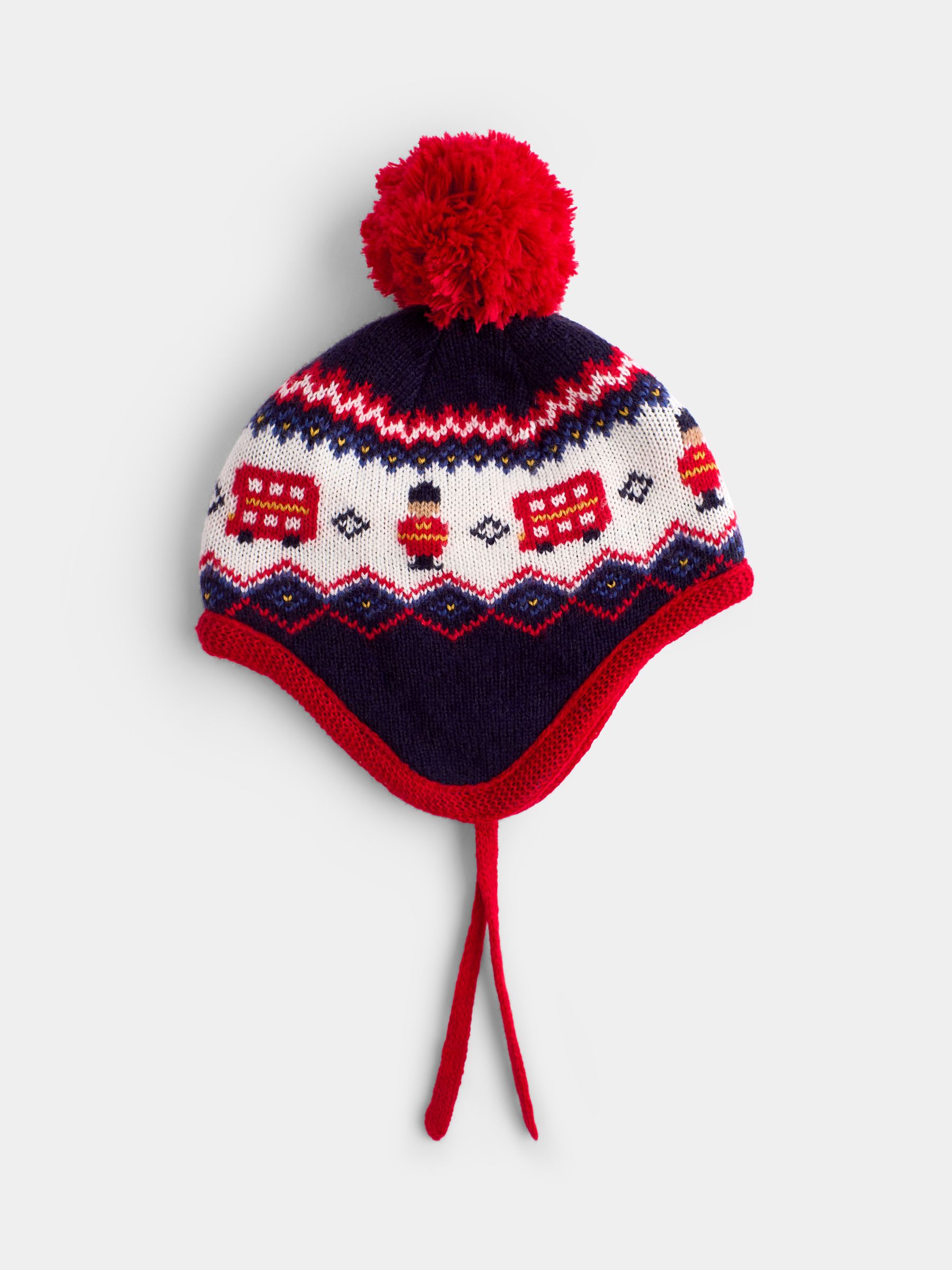 Navy London Knitted Hat and Mitten Set - Image 3 of 7