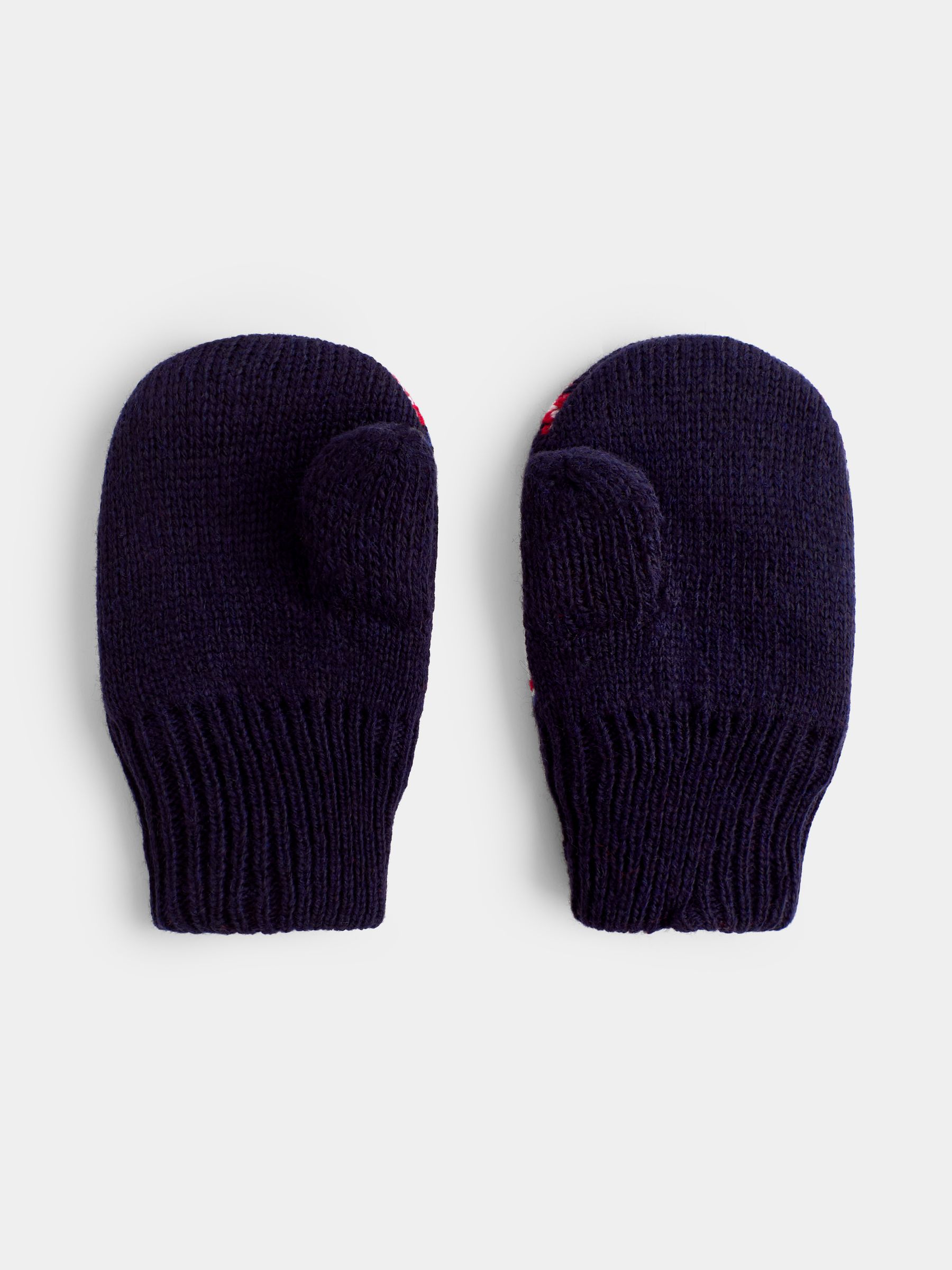 Navy London Knitted Hat and Mitten Set - Image 5 of 7