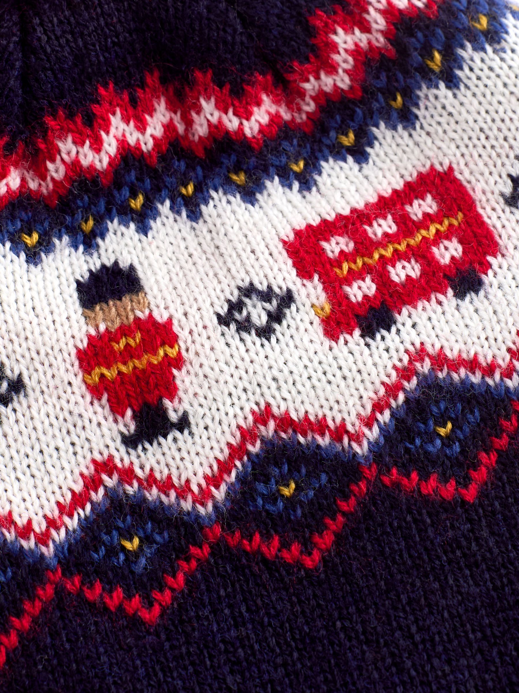 Navy London Knitted Hat and Mitten Set - Image 7 of 7 Navy London Knitted Hat and Mitten Set - Image 7 of 7