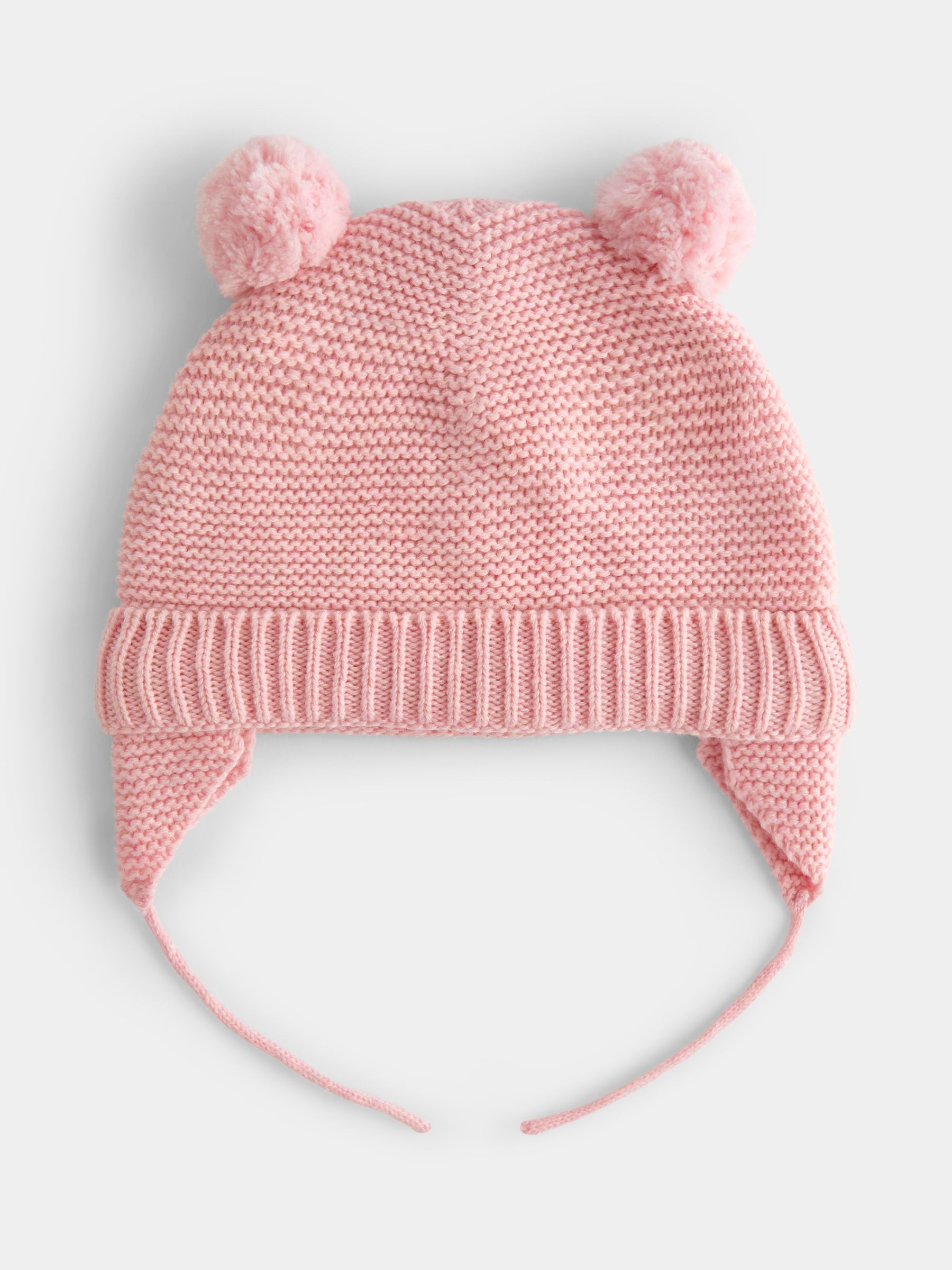 Pink Pom Pom Knitted Hat - Image 1 of 4