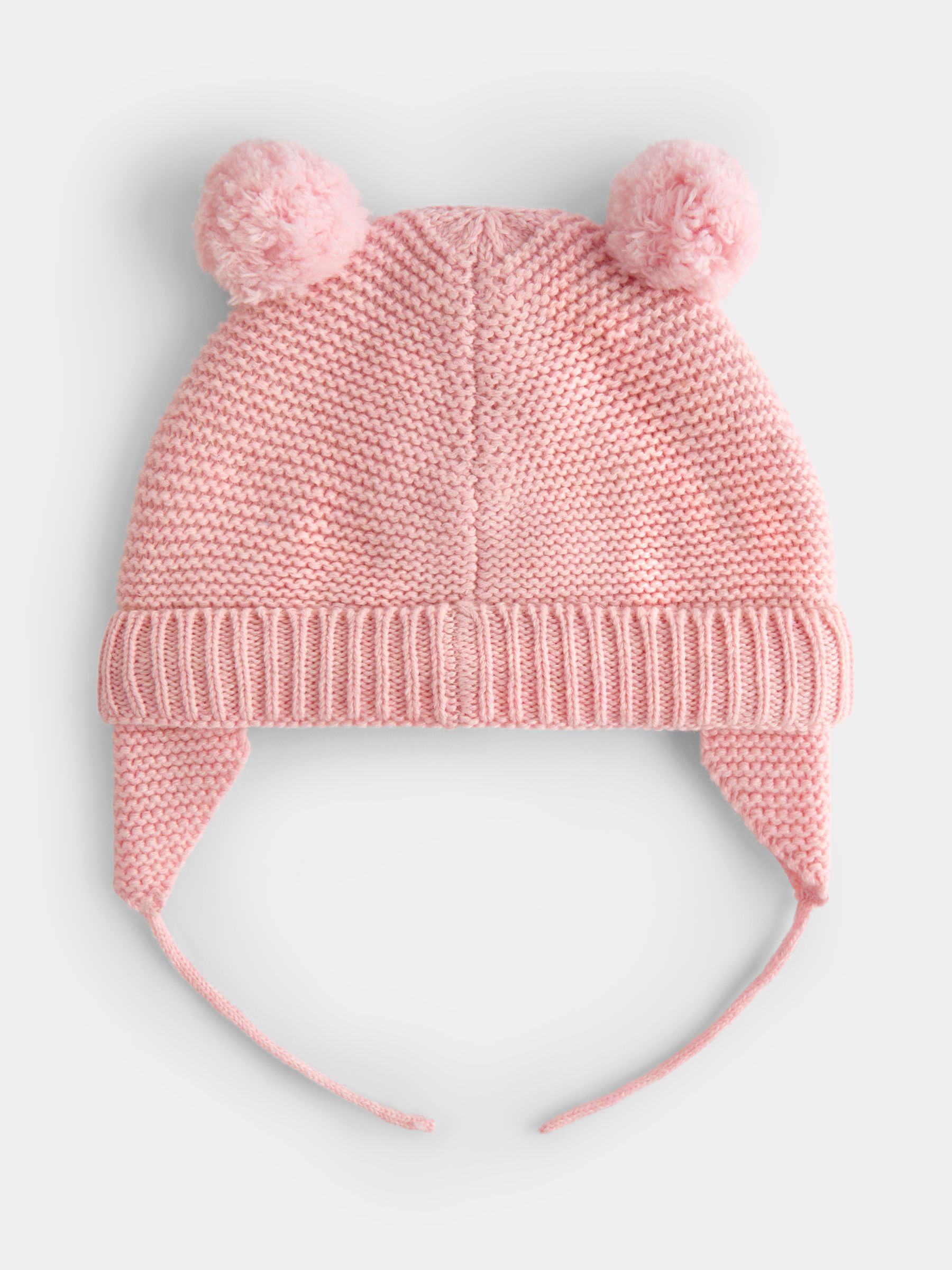 Pink Pom Pom Knitted Hat - Image 2 of 4
