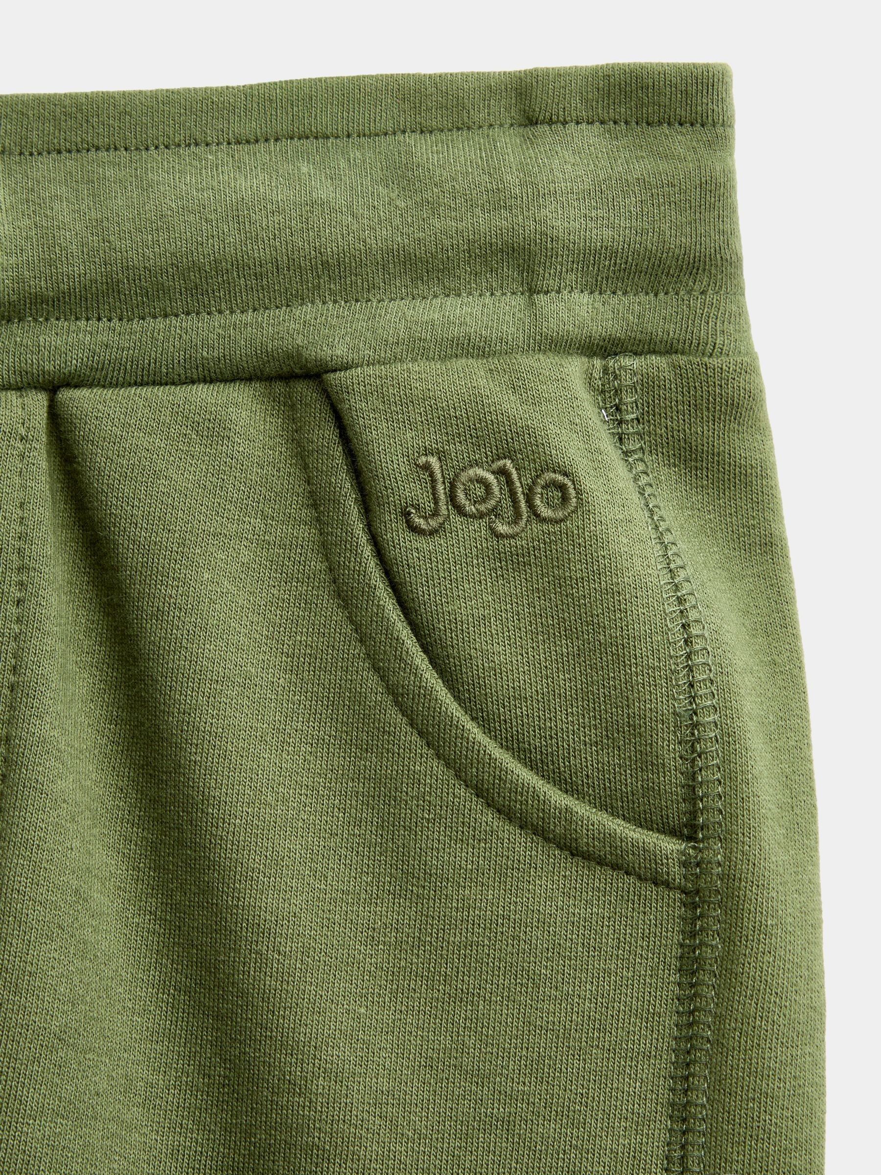 Natural Tan & Khaki Green 3-Pack Cargo Joggers - Image 10 of 10