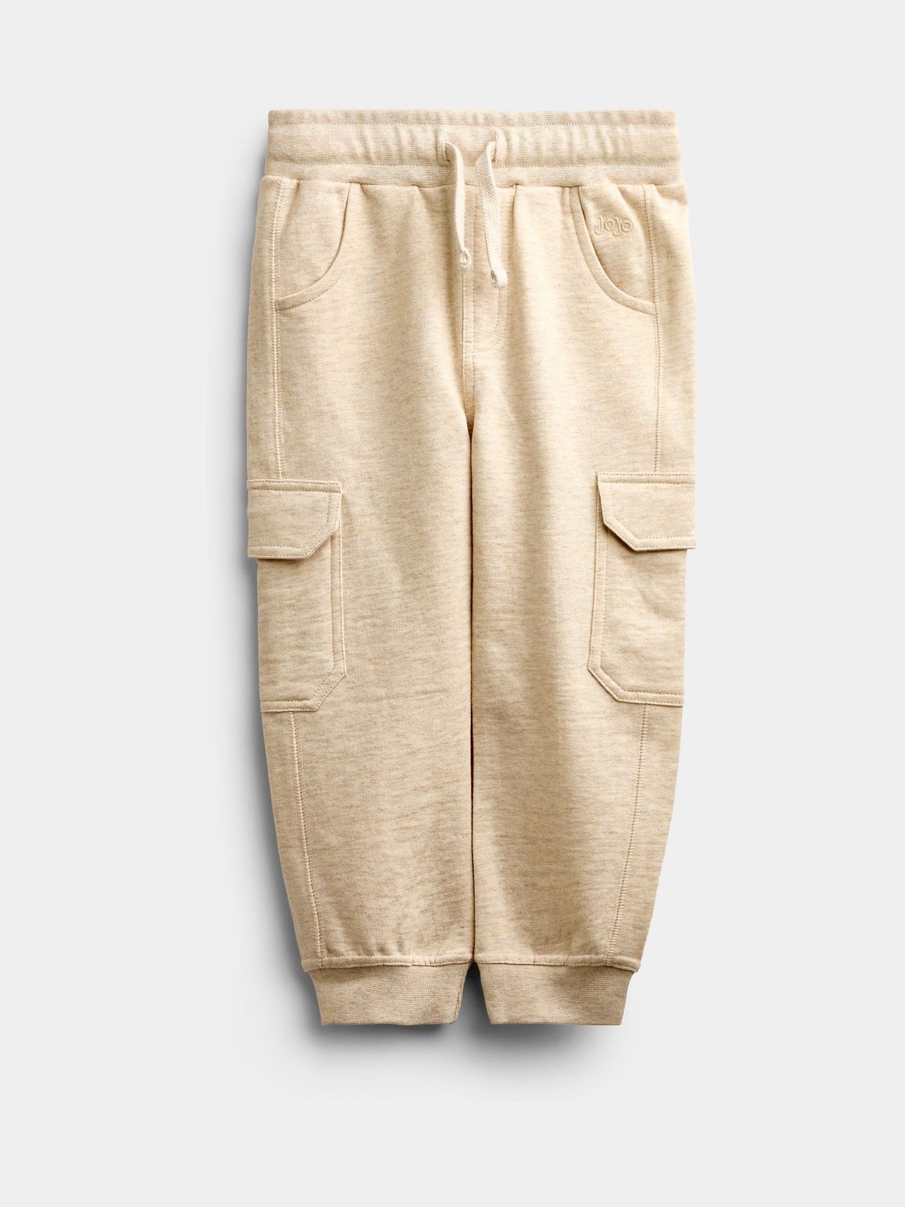 Natural Tan & Khaki Green 3-Pack Cargo Joggers - Image 3 of 10