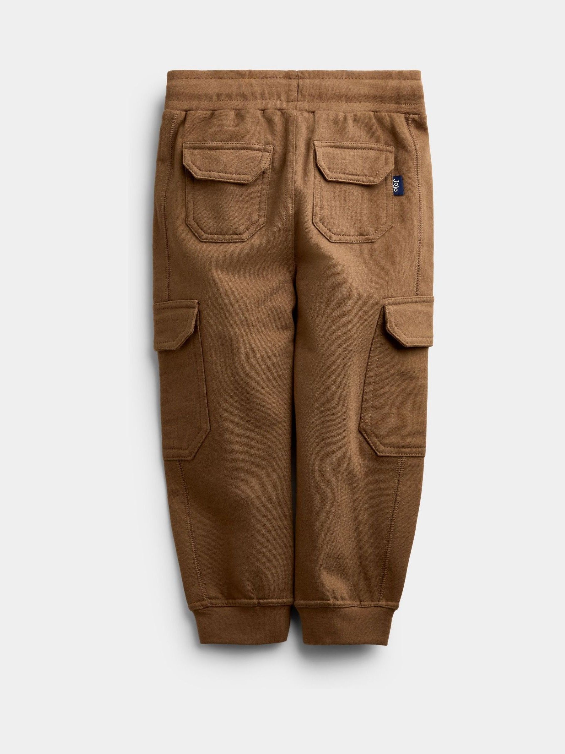 Natural Tan & Khaki Green 3-Pack Cargo Joggers - Image 5 of 10