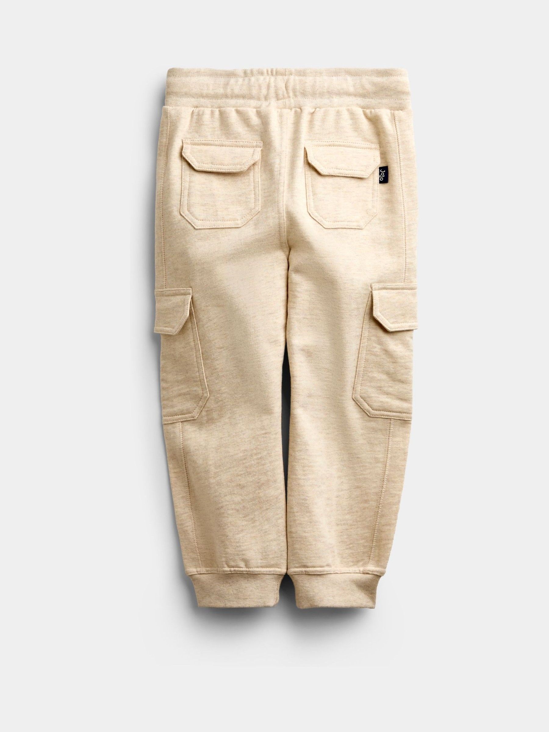 Natural Tan & Khaki Green 3-Pack Cargo Joggers - Image 6 of 10
