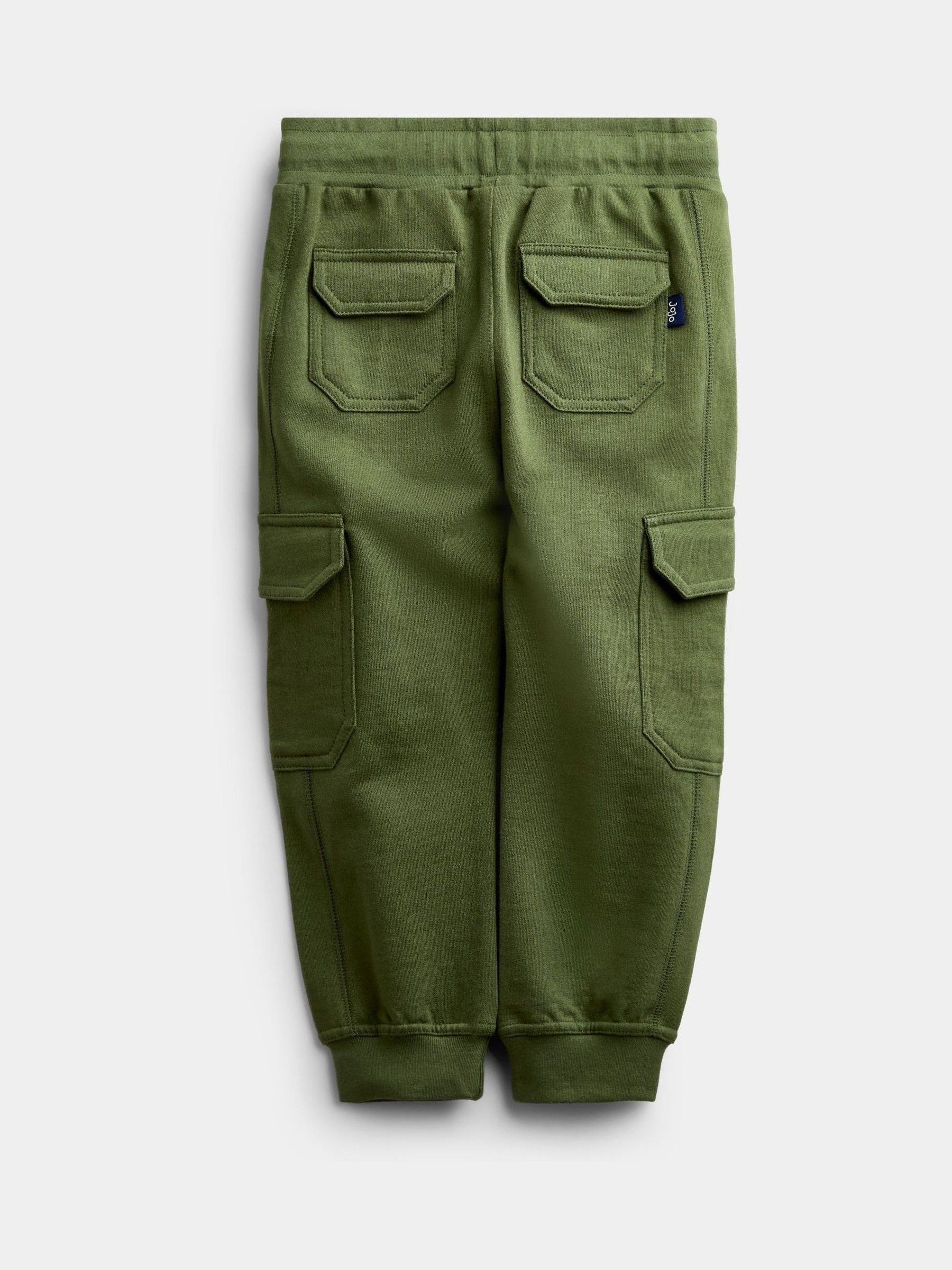 Natural Tan & Khaki Green 3-Pack Cargo Joggers - Image 7 of 10