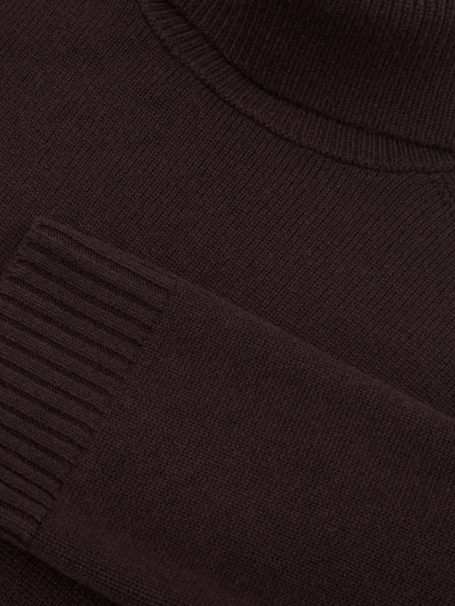 Wool-Cashmere Roll-Neck Jumper in Plum Purple - Image 6 of 6