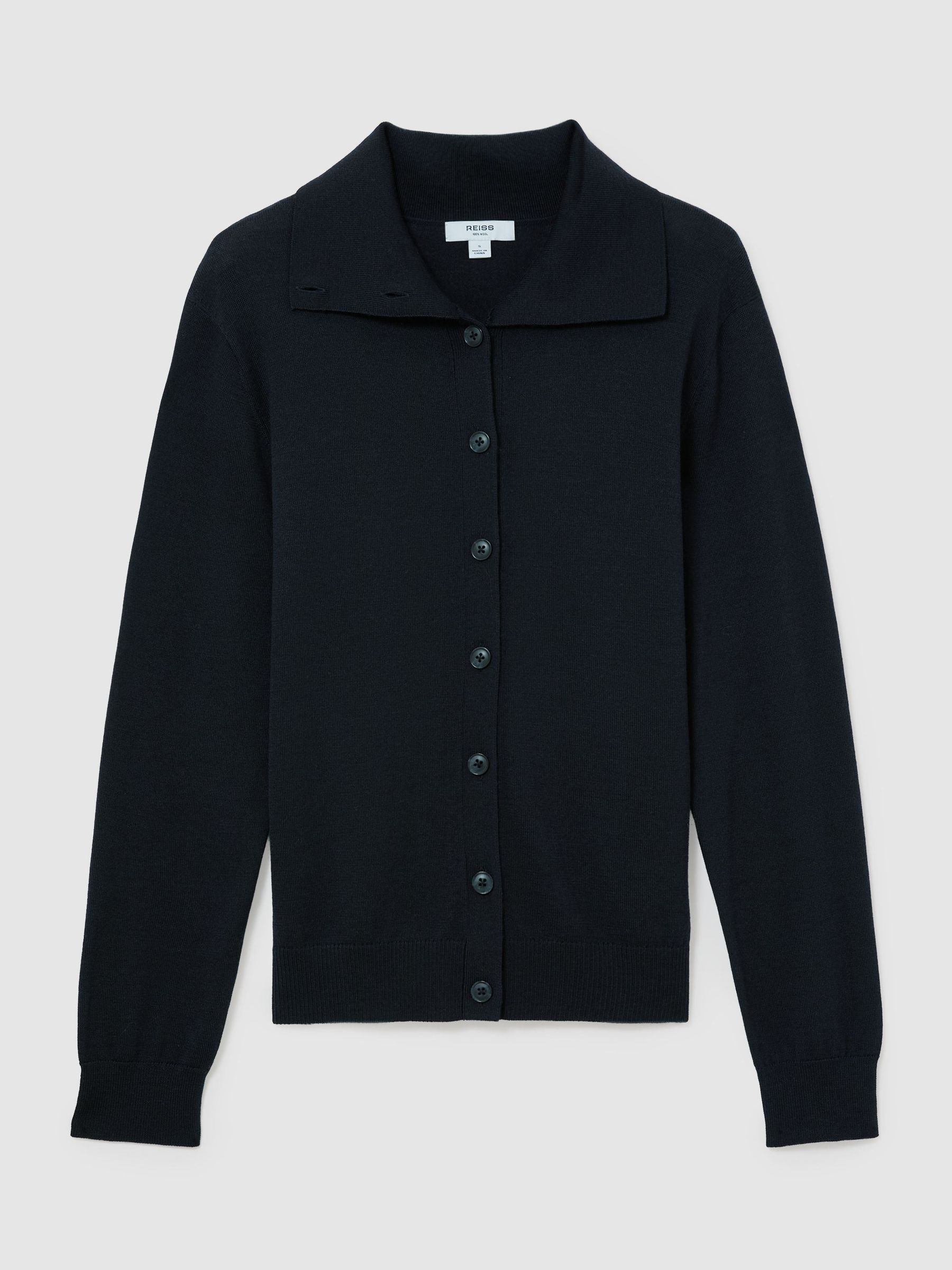Cardigan in Navy - Image 2 of 8