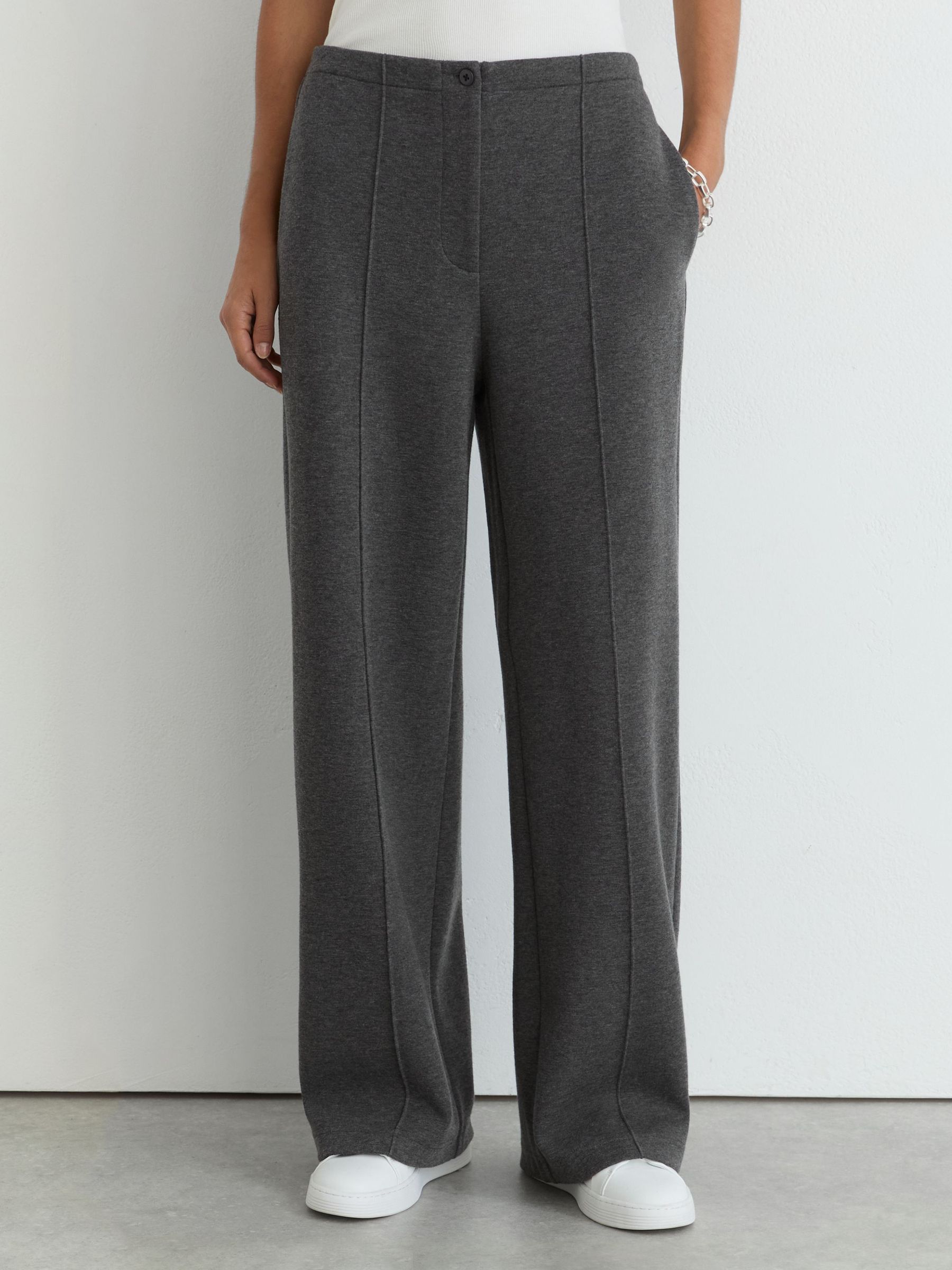 Petite Joggers in Charcoal Grey Marl - Image 3 of 7
