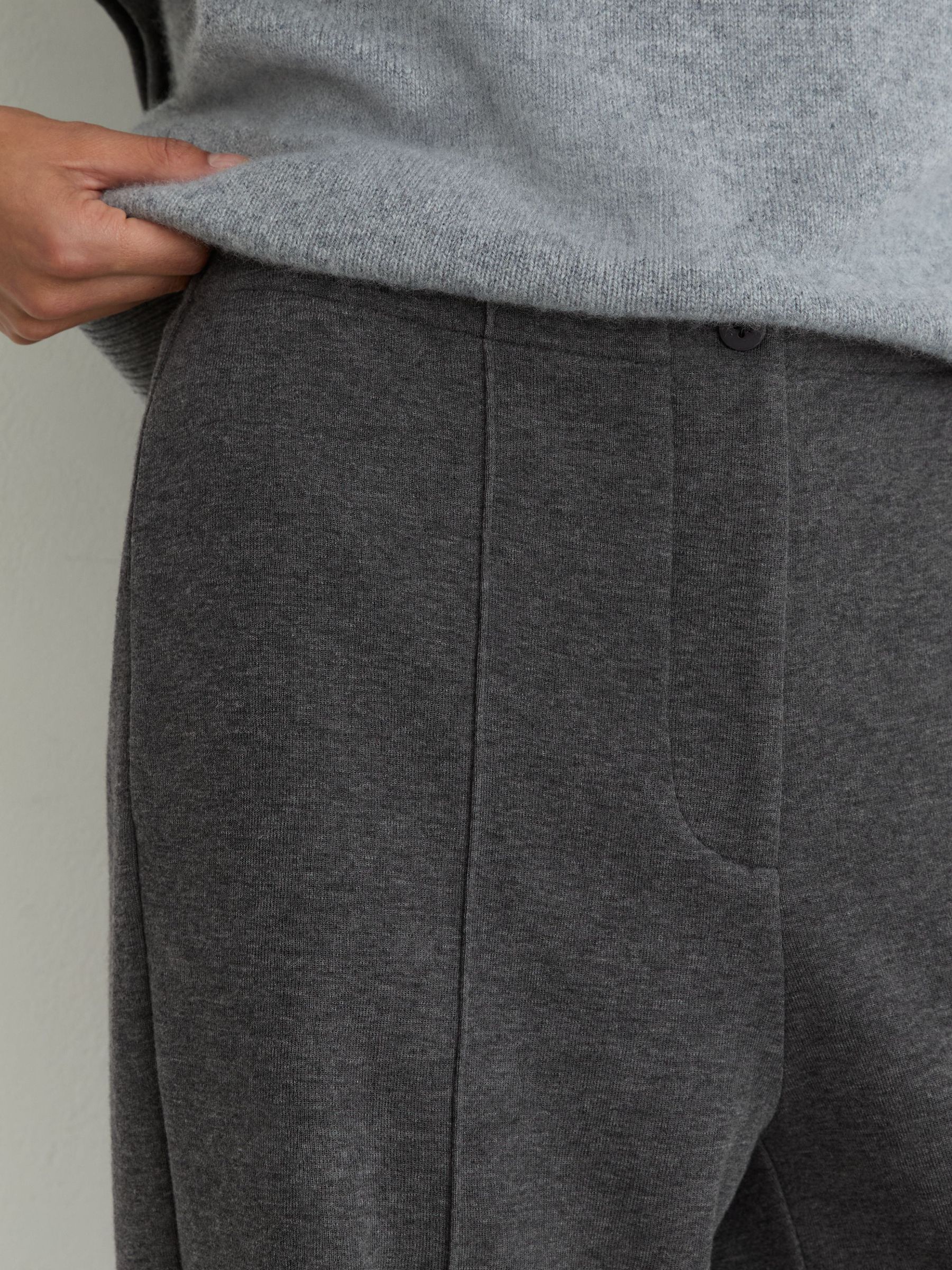 Petite Joggers in Charcoal Grey Marl - Image 5 of 7