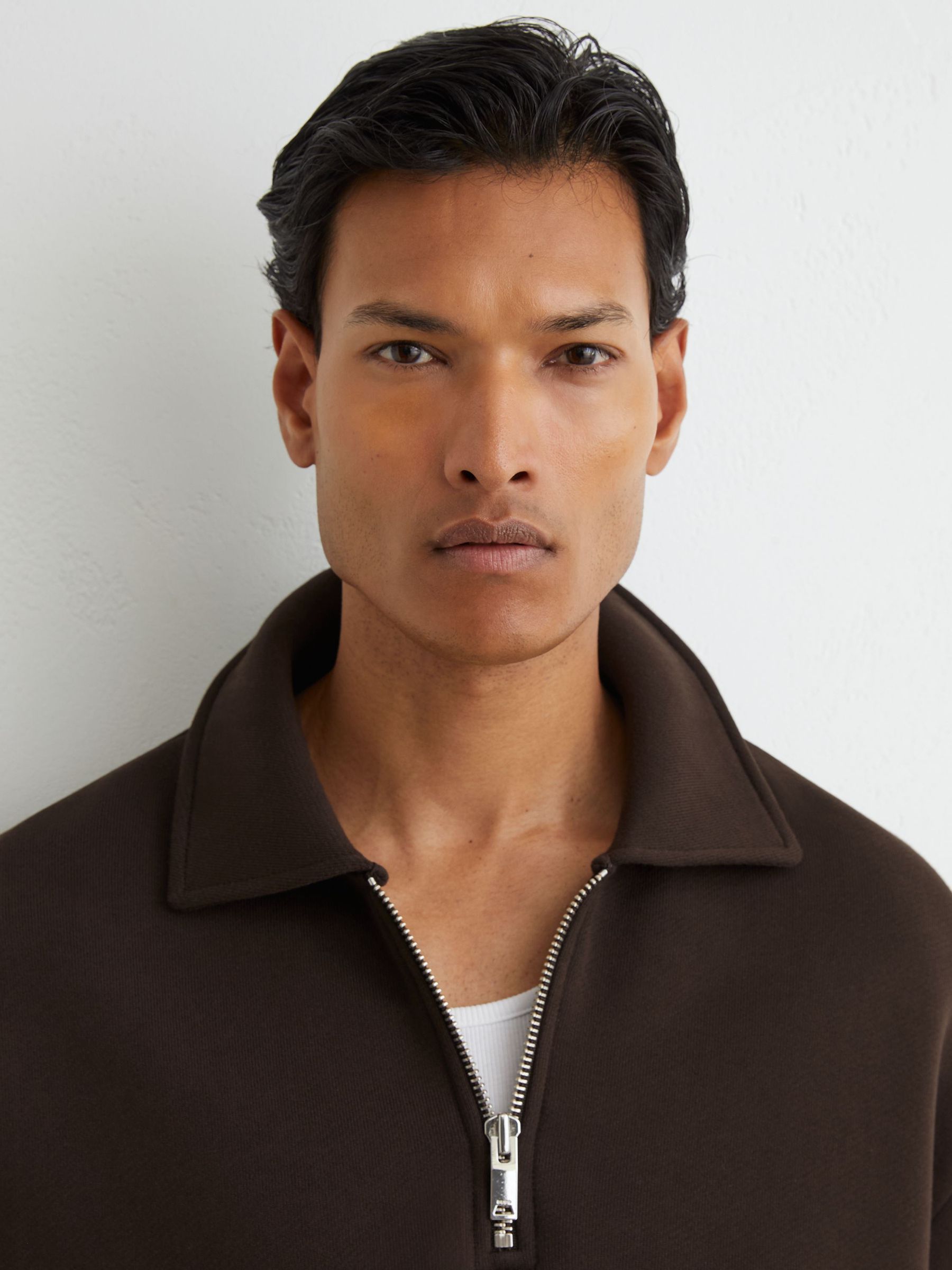 Sweat Top in Chocolate Brown - Image 4 of 6