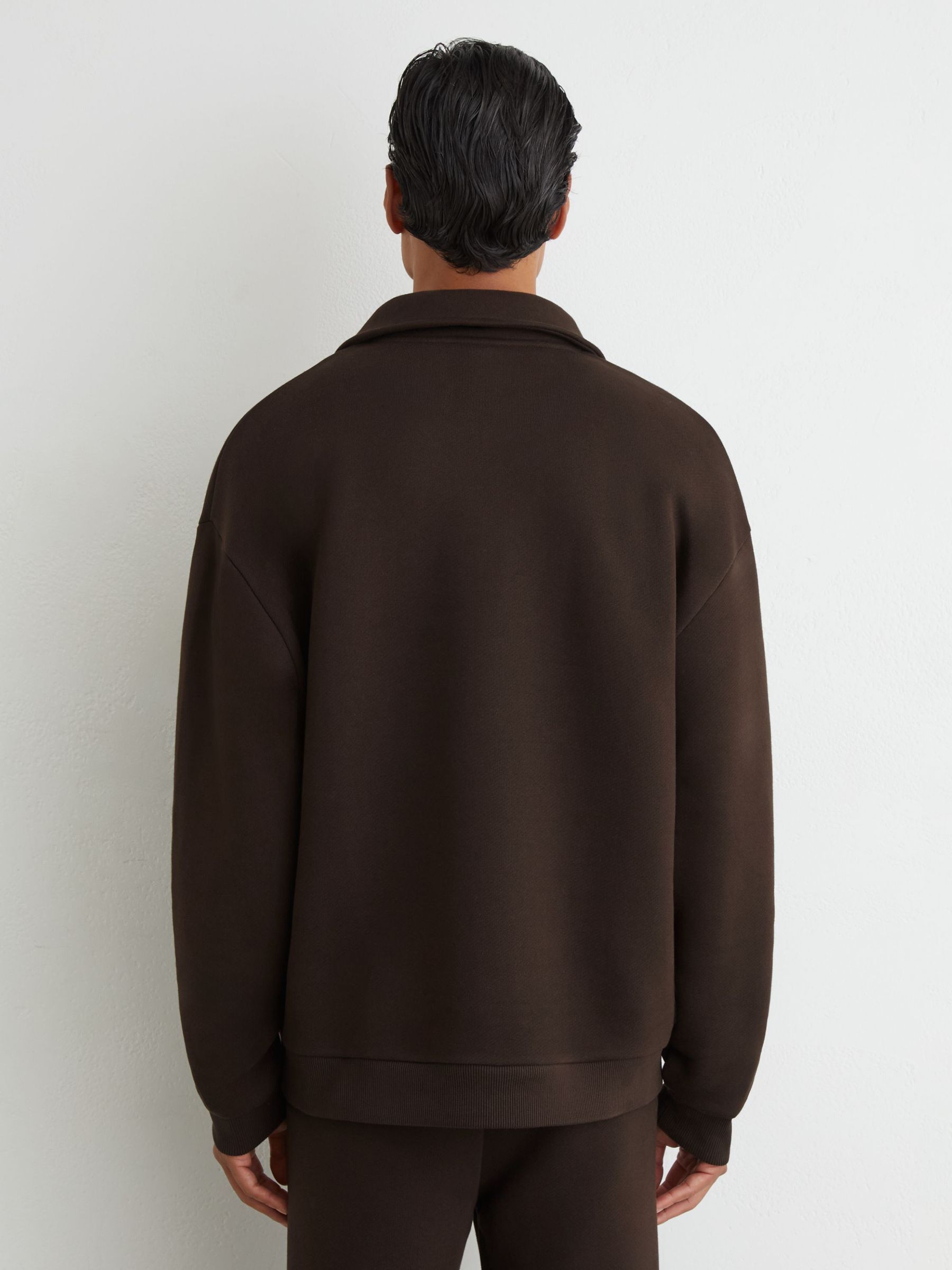 Sweat Top in Chocolate Brown - Image 5 of 6