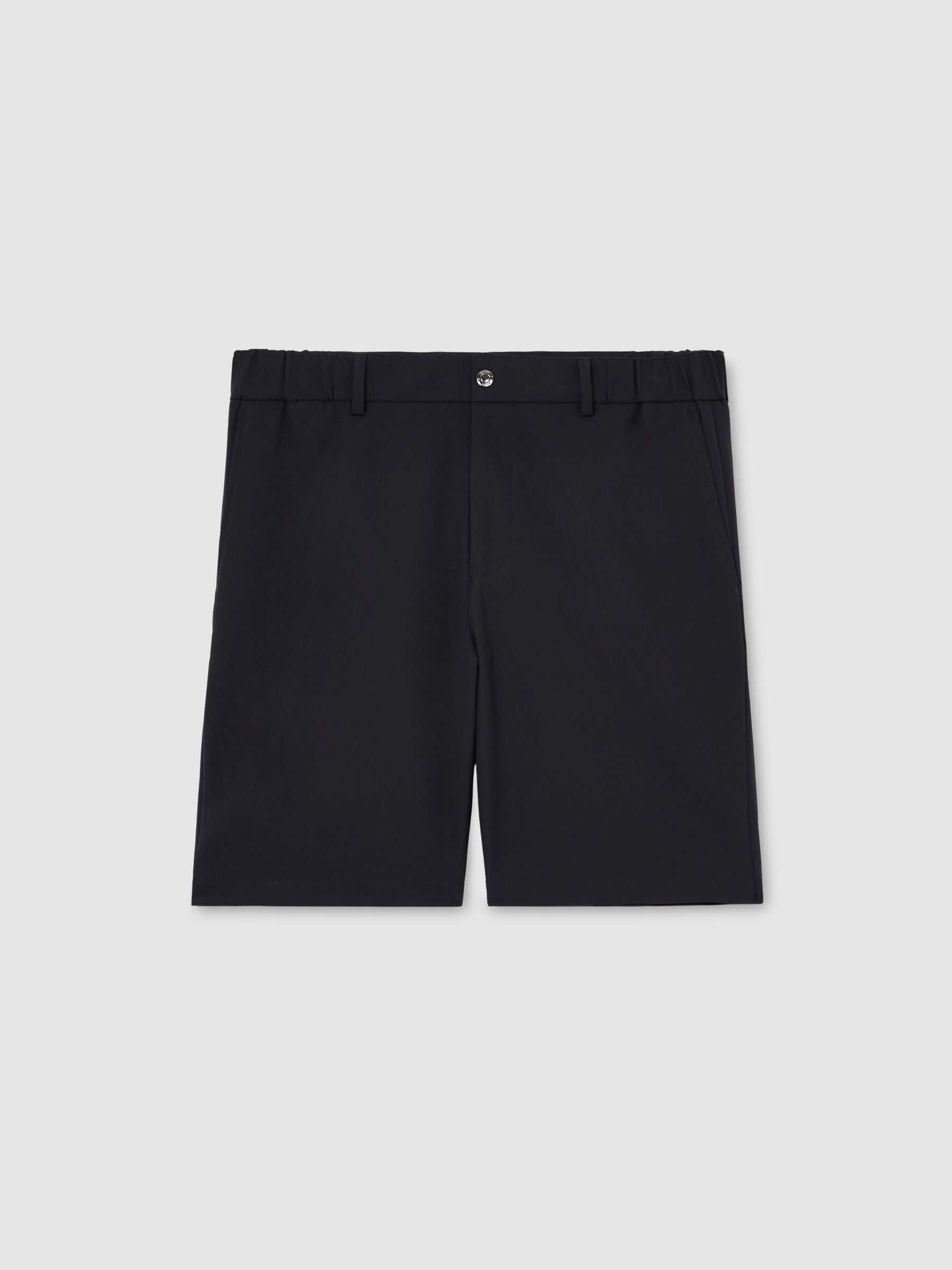 Technical Stretch Shorts in Navy - Image 2 of 6