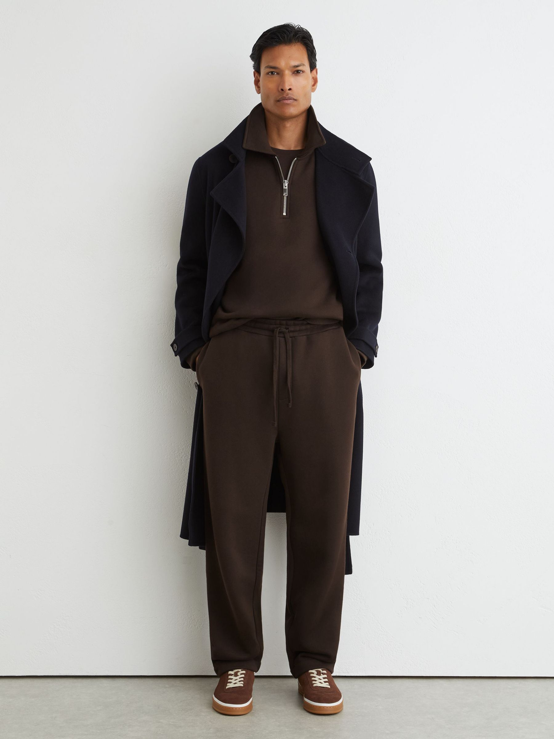 Joggers in Chocolate Brown - Image 1 of 7 Joggers in Chocolate Brown - Image 1 of 7