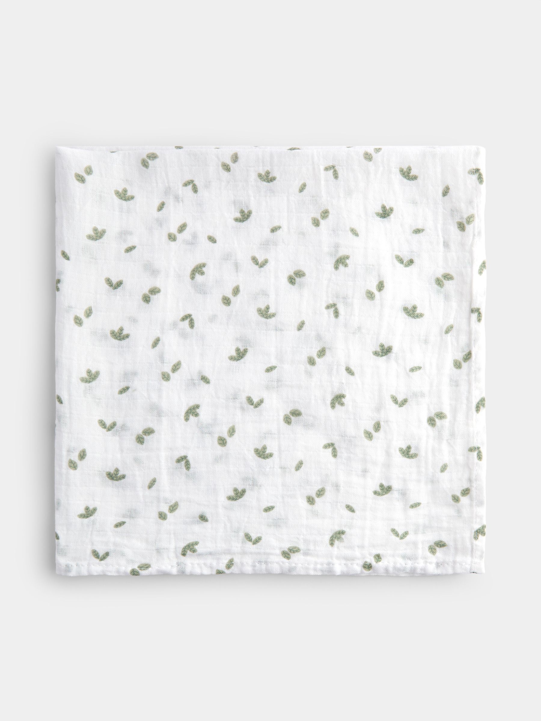 Sage Green Safari 6-Pack Soft Muslins - Image 3 of 5