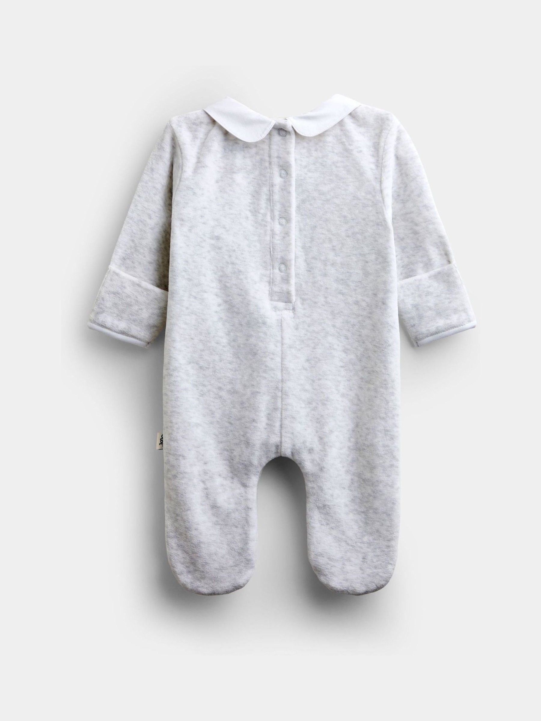 Grey Smart Button Velour All-In-One - Image 2 of 4