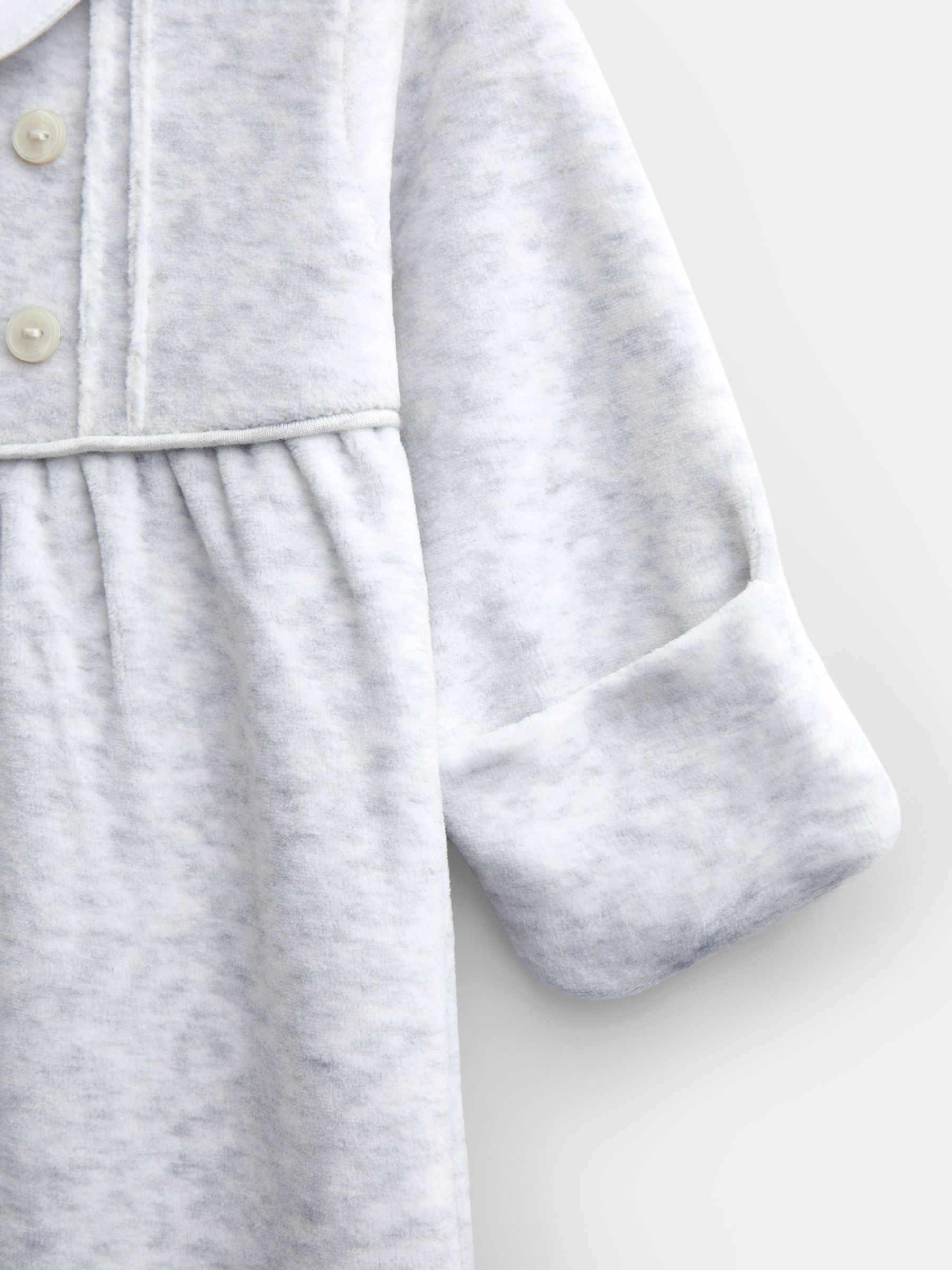 Grey Smart Button Velour All-In-One - Image 4 of 4