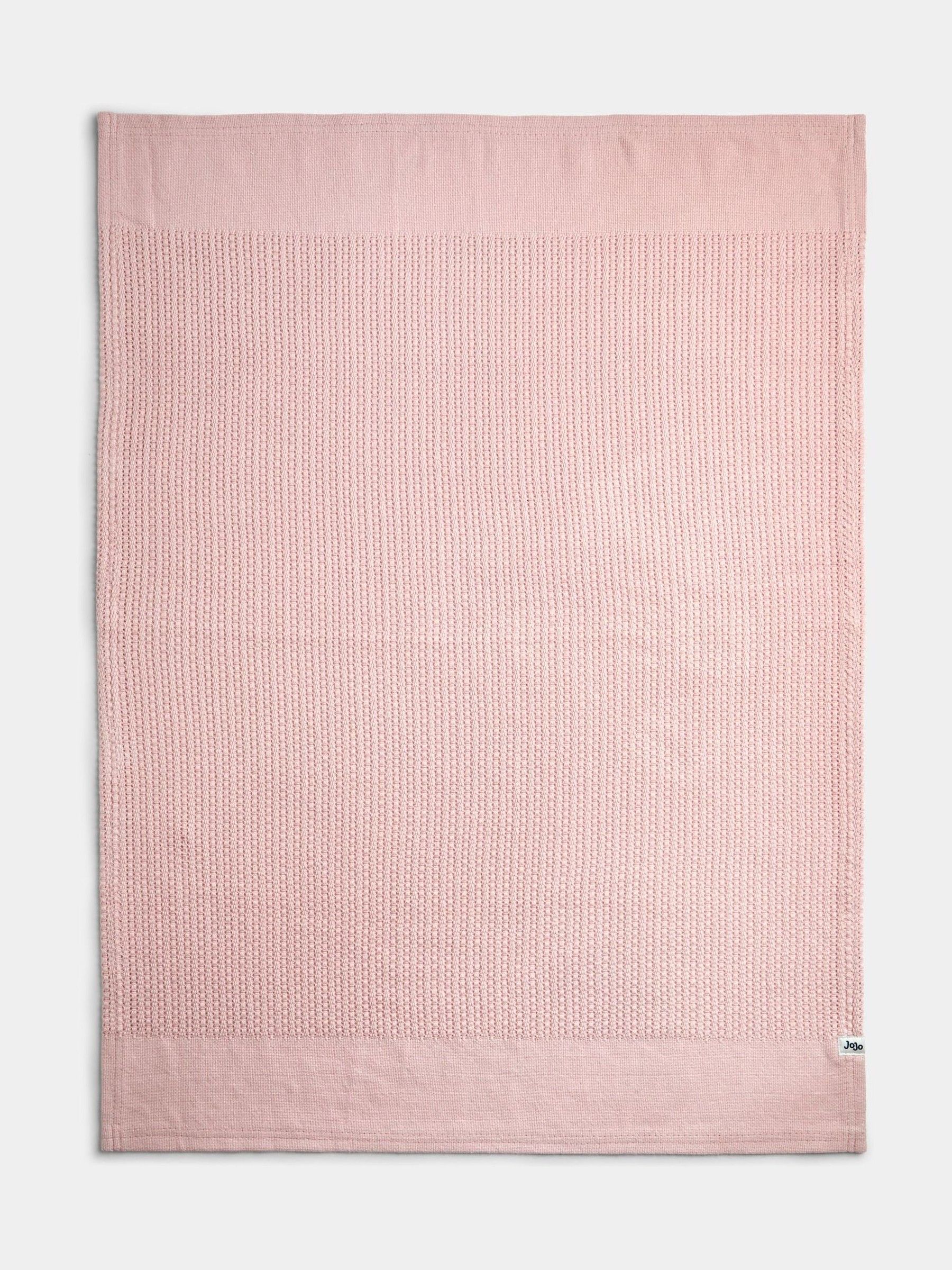 Light Pink Cellular Blanket - Image 2 of 4