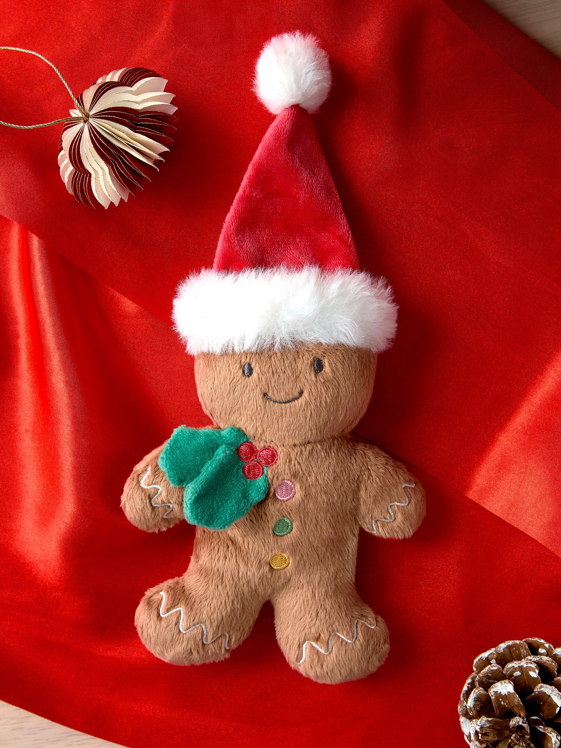 Gingerbread Christmas Plush Rattle - Image 2 of 4