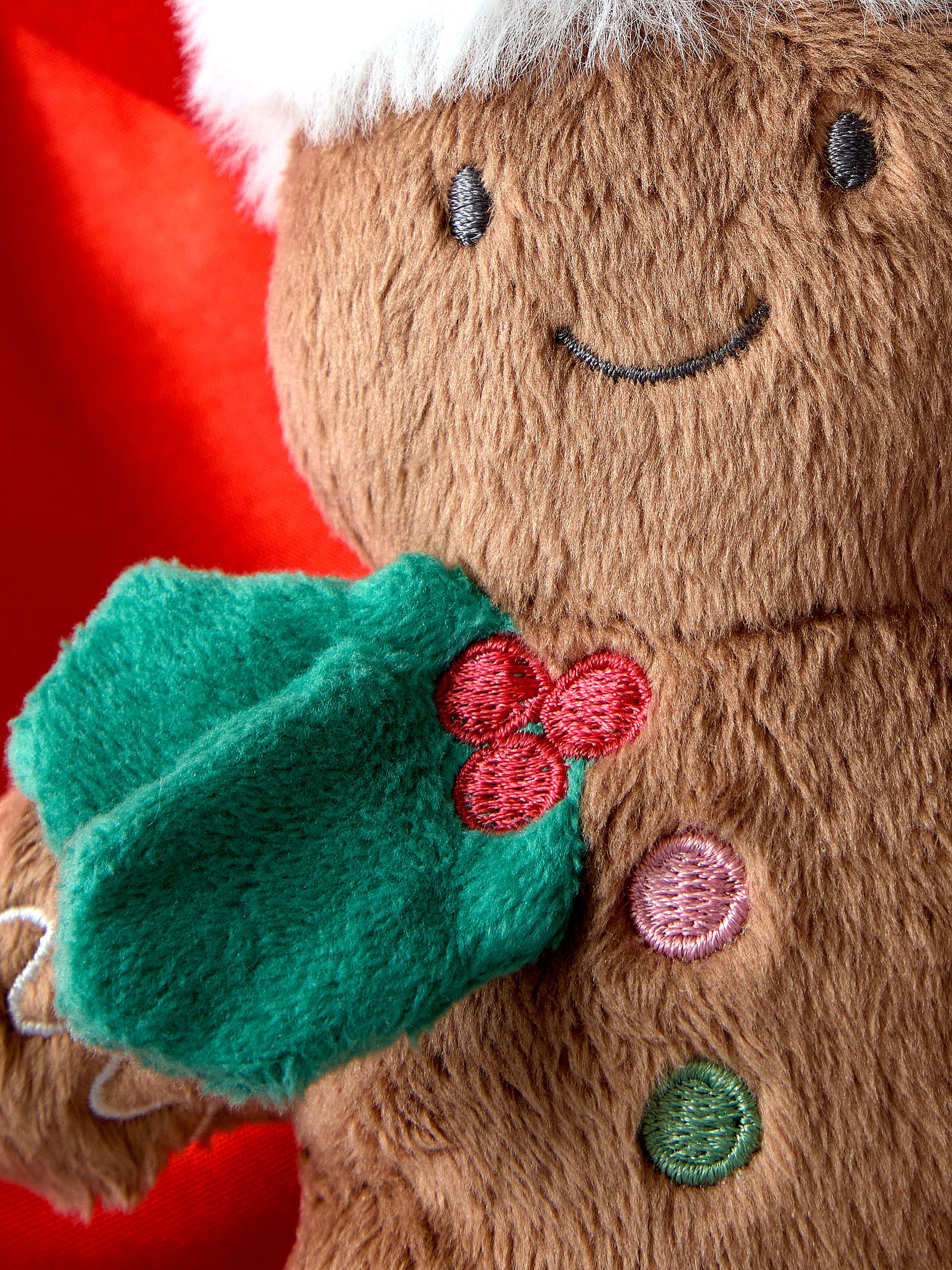 Gingerbread Christmas Plush Rattle - Image 3 of 4