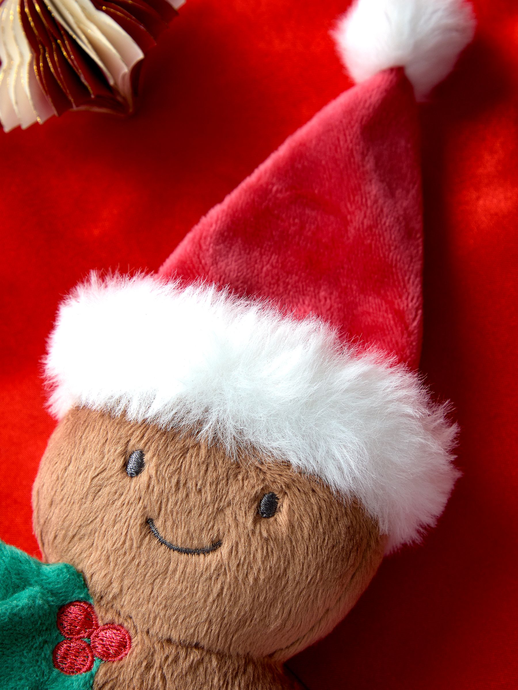 Gingerbread Christmas Plush Rattle - Image 4 of 4