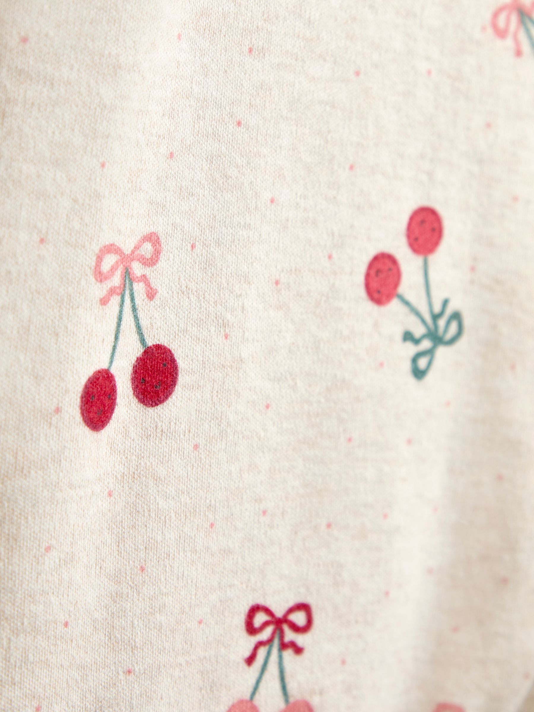 Grey Marl Cherry 2.5 Tog Sleep Snuggler - Image 4 of 4 Grey Marl Cherry 2.5 Tog Sleep Snuggler - Image 4 of 4