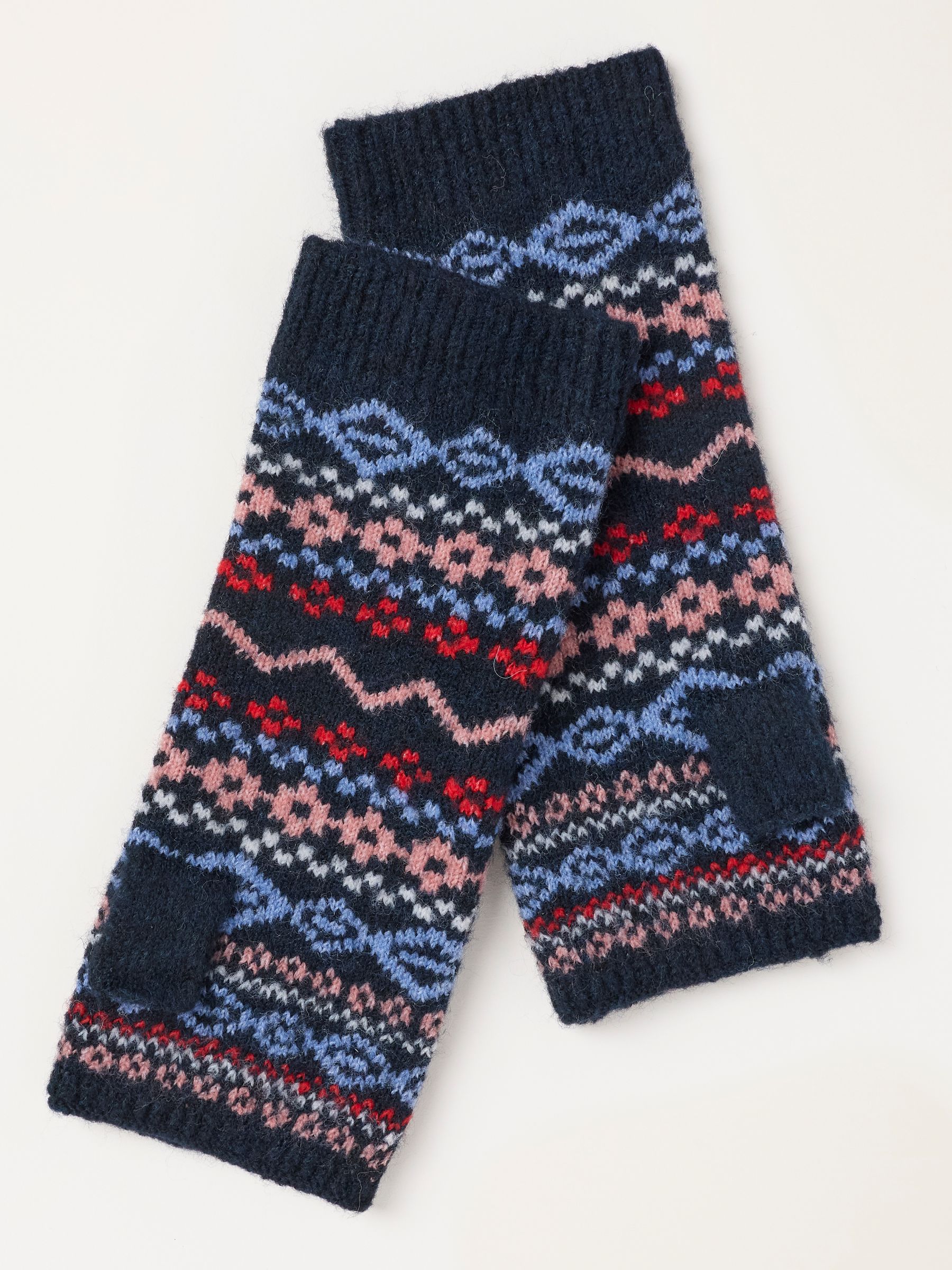 Navy Fairisle Cuff - Image 2 of 3