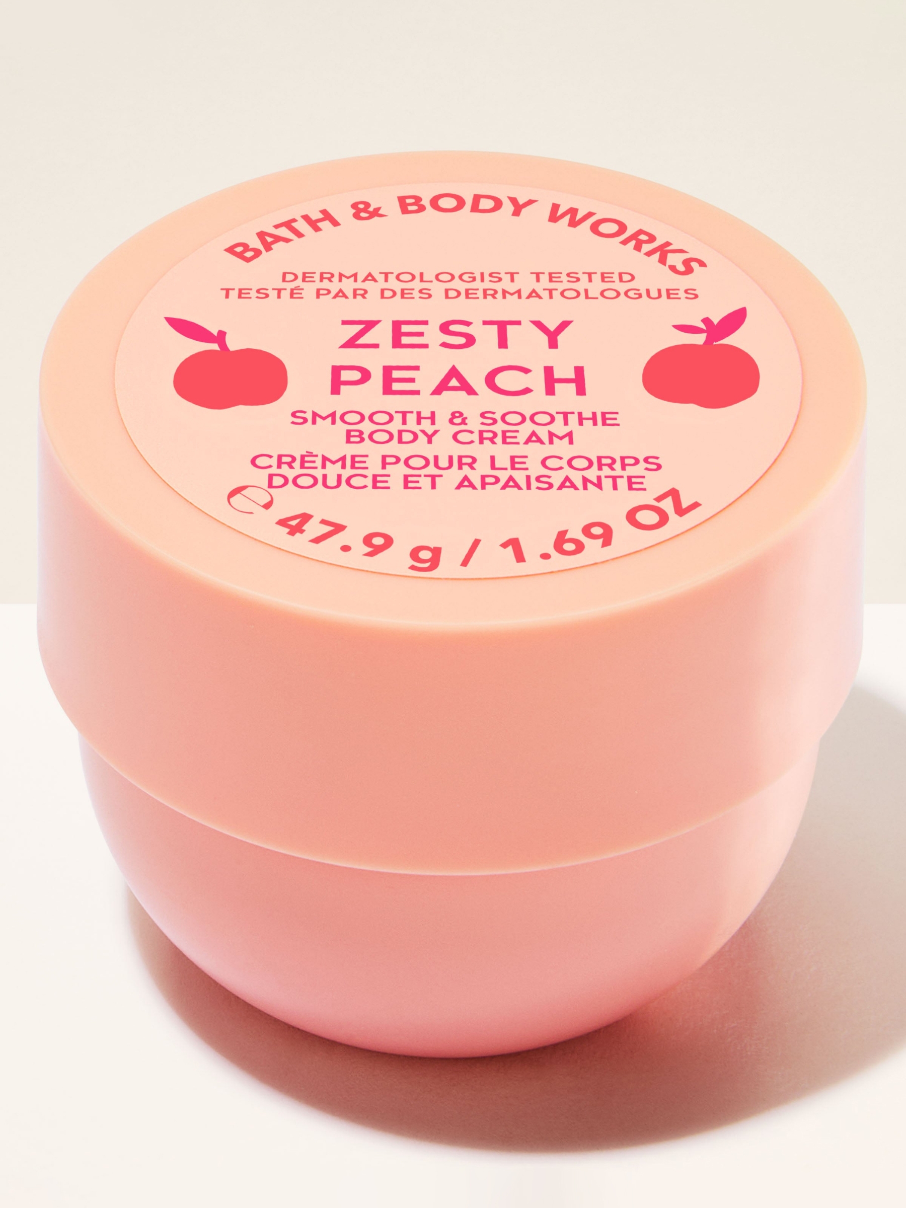 Zesty Peach Travel Size Smooth & Soothe Body Cream 75ml - Image 1 of 4