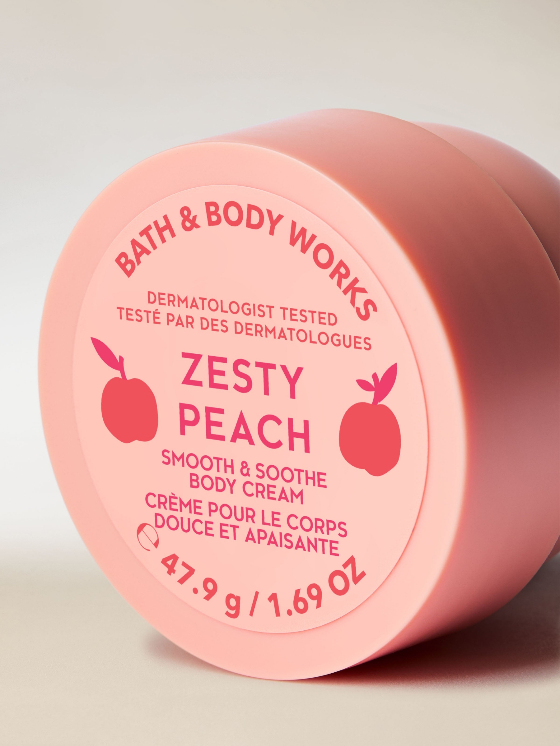 Zesty Peach Travel Size Smooth & Soothe Body Cream 75ml - Image 2 of 4