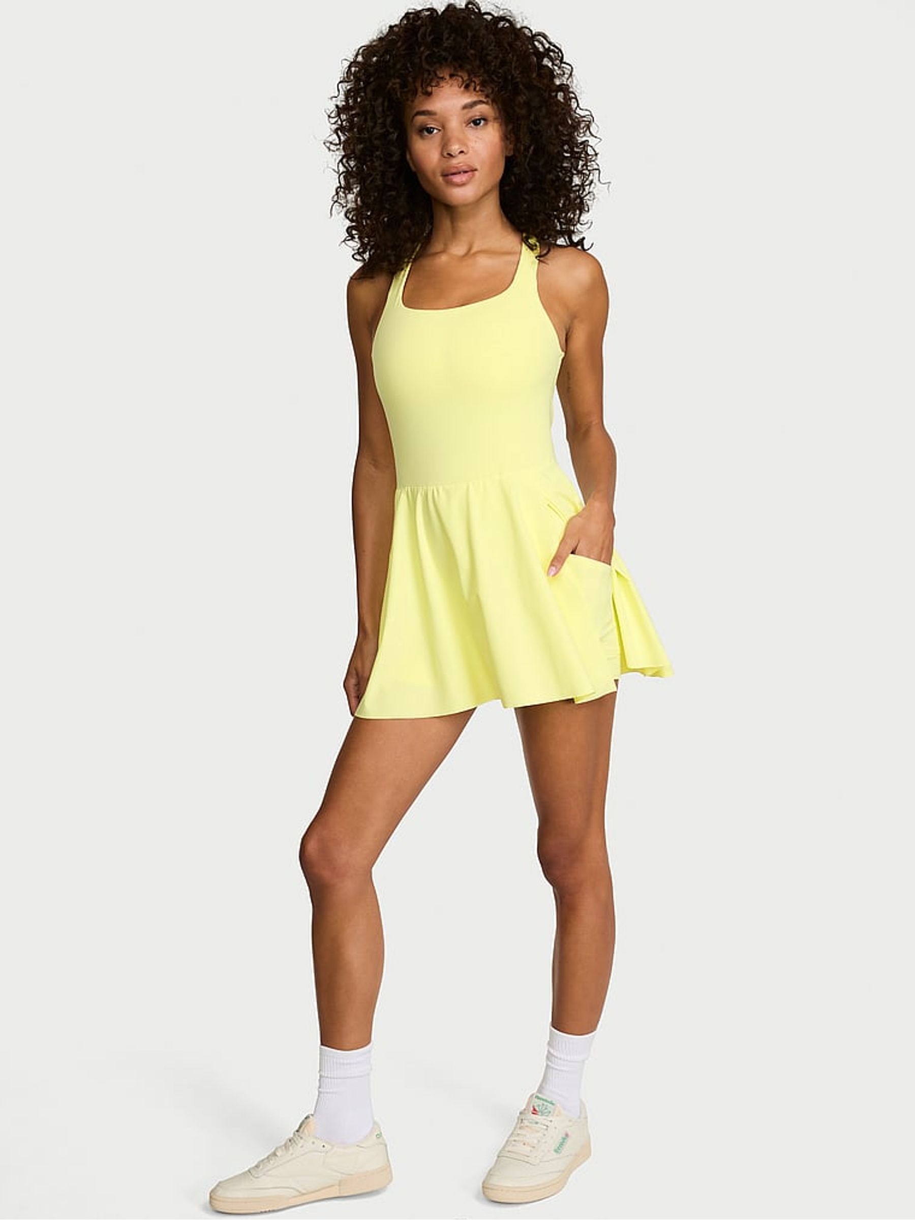 Lime Yellow RacketCool™ Tennis Dress - Image 1 of 2