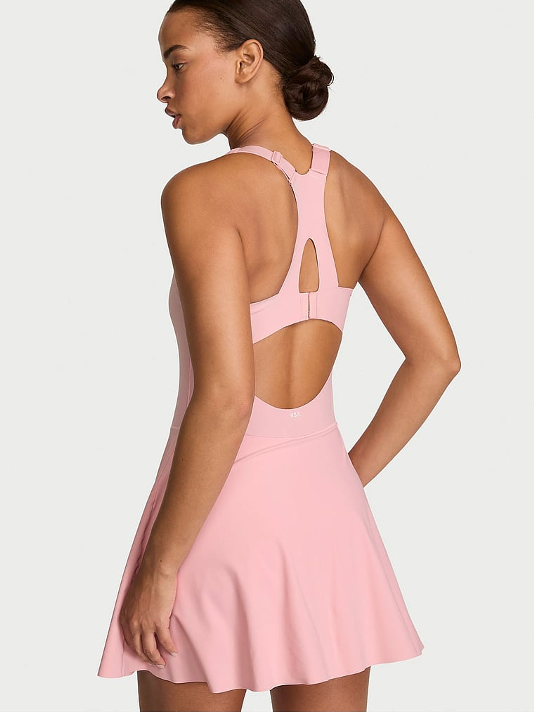 Dusk Pink RacketCool™ Tennis Dress - Image 2 of 2