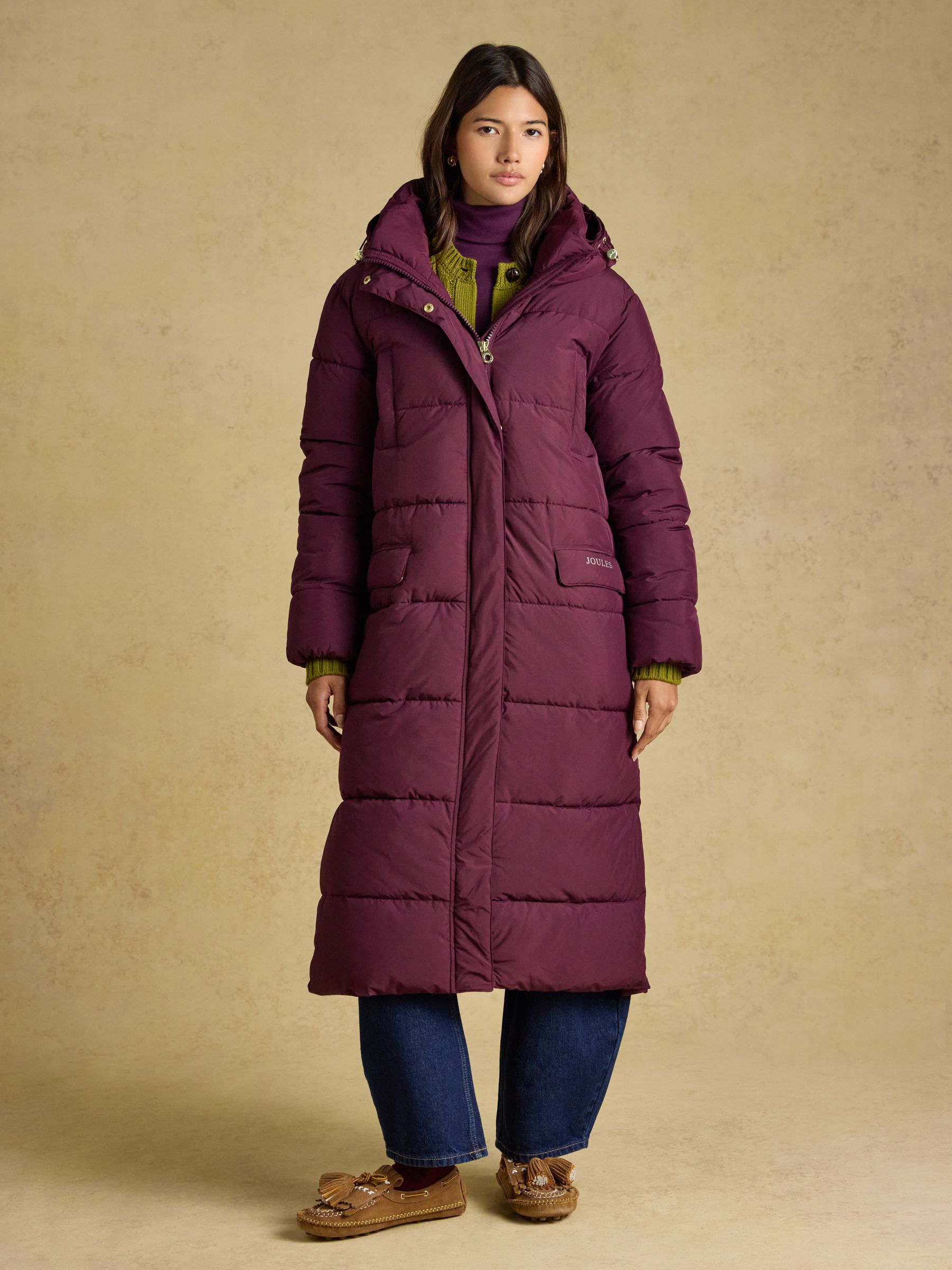 Matchday Purple Longline Oversized Showerproof Coat - Image 1 of 10