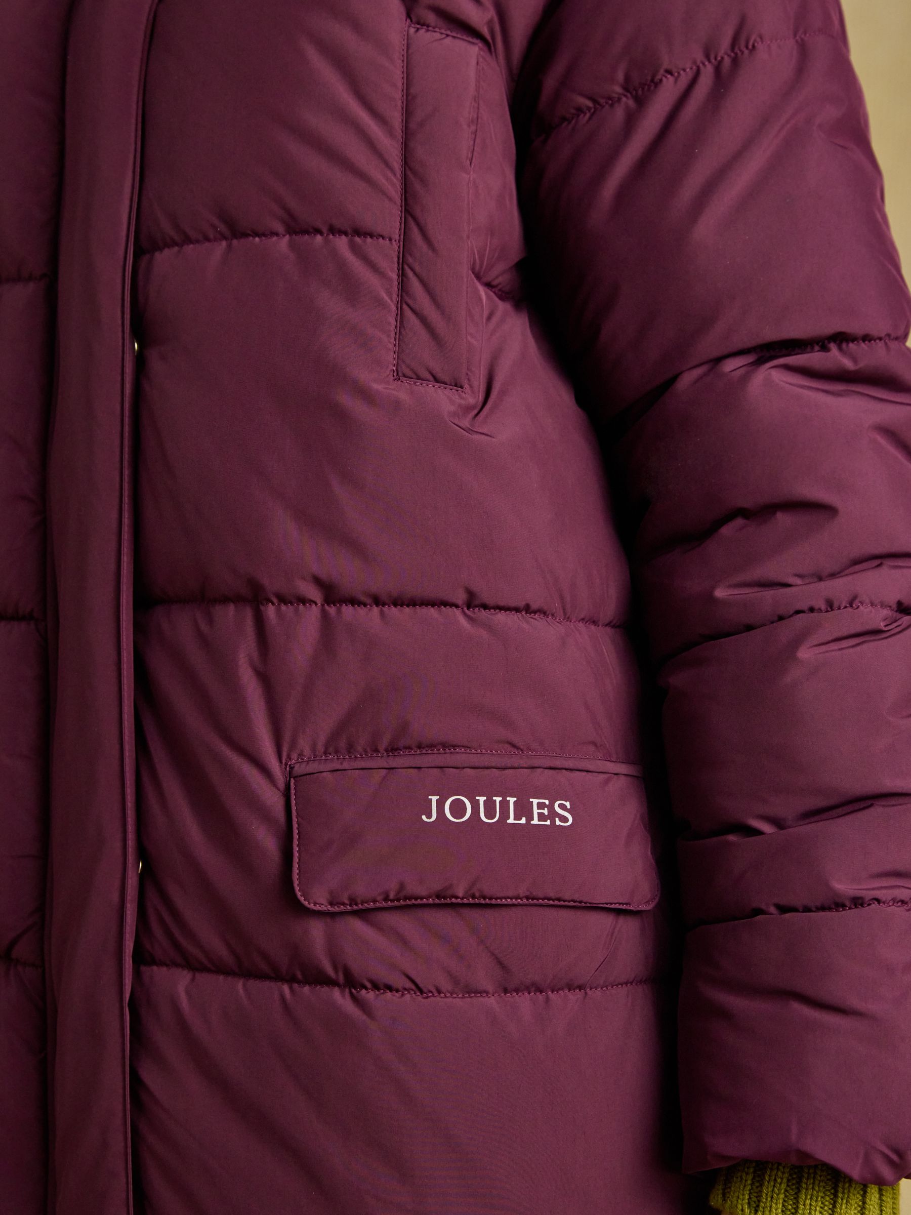 Matchday Purple Longline Oversized Showerproof Coat - Image 6 of 10