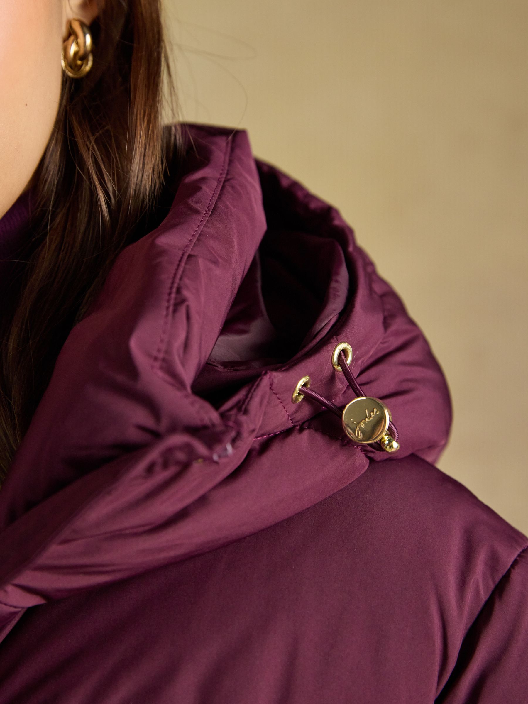 Matchday Purple Longline Oversized Showerproof Coat - Image 8 of 10