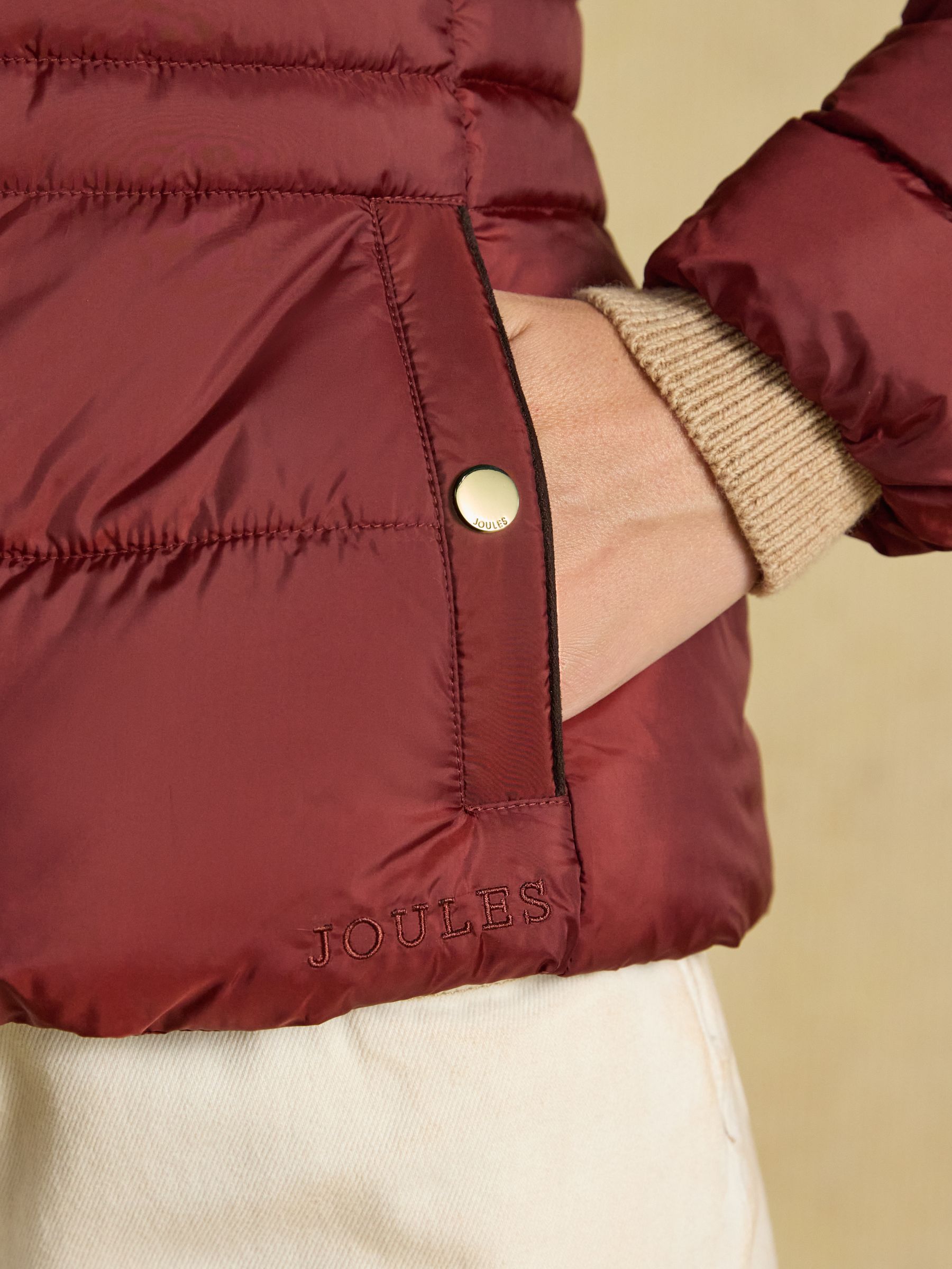 Paddock Rust Brown Showerproof Padded Coat - Image 4 of 8