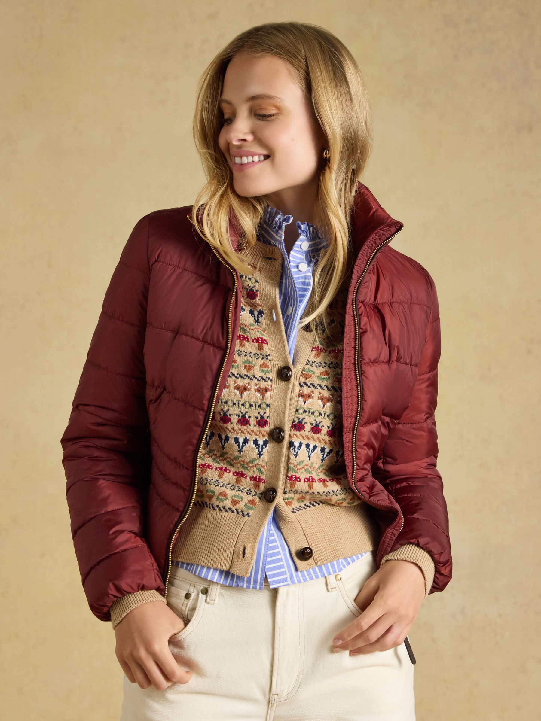 Paddock Rust Brown Showerproof Padded Coat - Image 5 of 8
