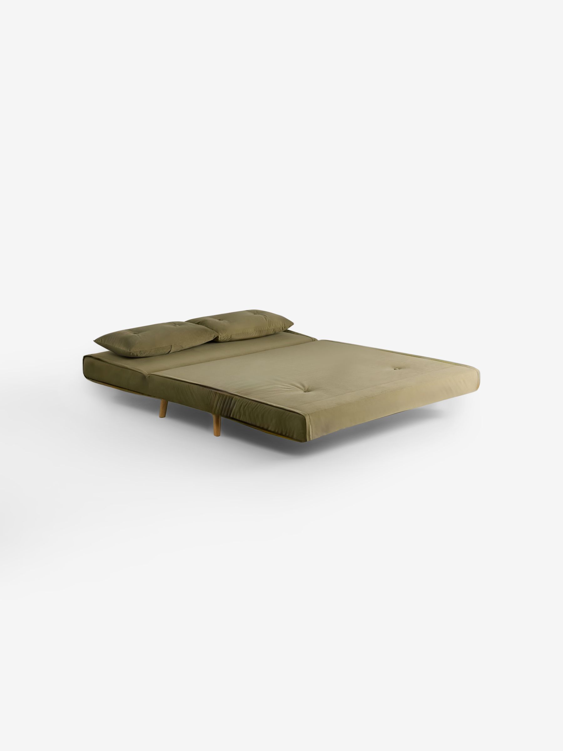 Large Haru 2 Seater Sofa Bed in Fern Green Velvet - Image 6 of 6 Large Haru 2 Seater Sofa Bed in Fern Green Velvet - Image 6 of 6