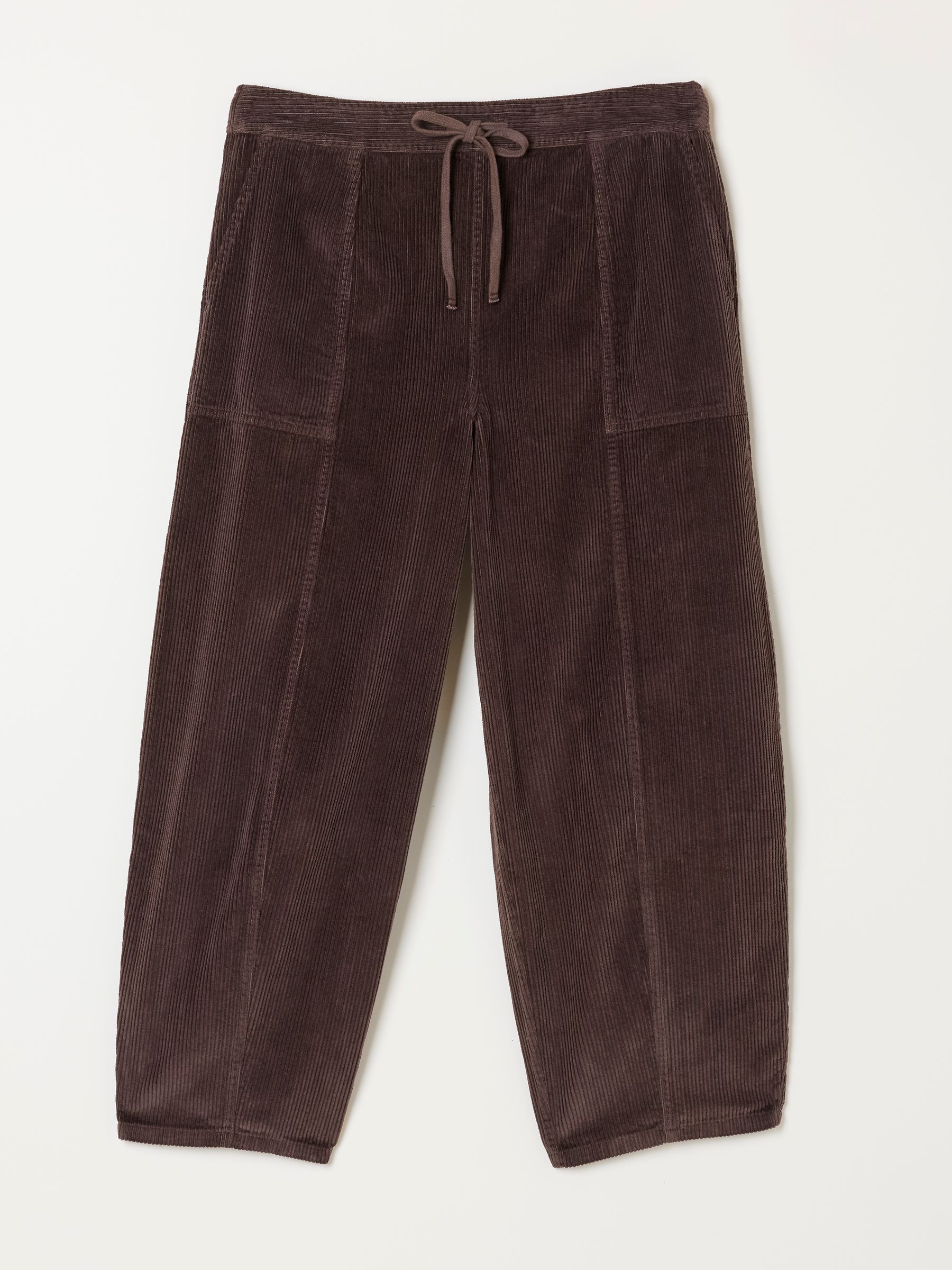Alev Brown Barrel Cropped Cord Trousers - Image 6 of 6 Alev Brown Barrel Cropped Cord Trousers - Image 6 of 6