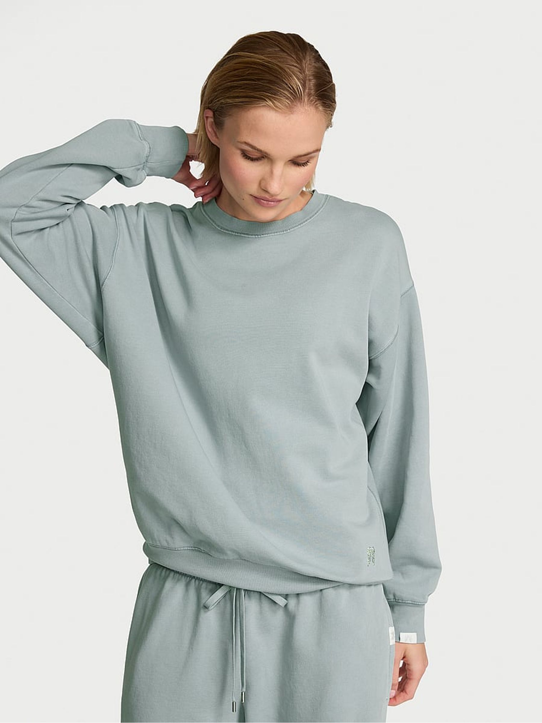Hope Grey Bridesmaid Fleece Crewneck Sweatshirt - Image 1 of 2