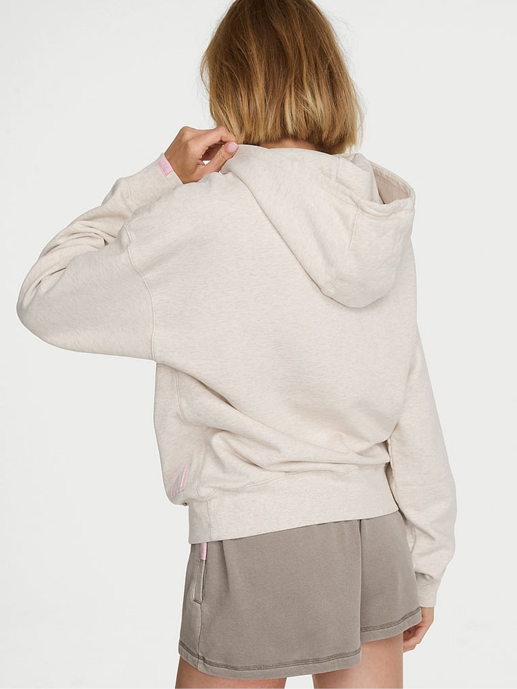 Natural Heather Nude Fleece Hoodie - Image 2 of 2