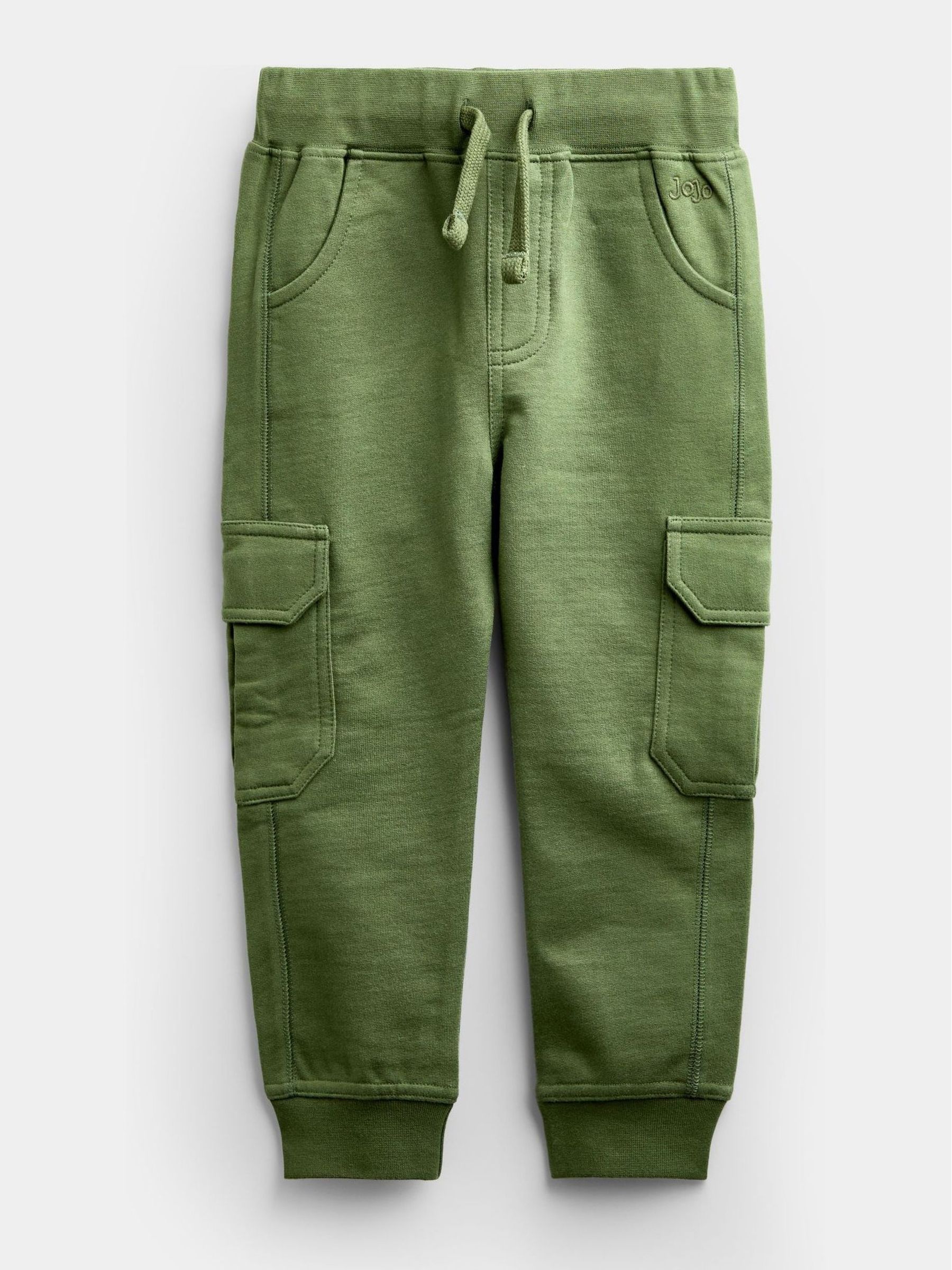 Khaki Green & Navy Blue 2-Pack Cargo Joggers - Image 3 of 7